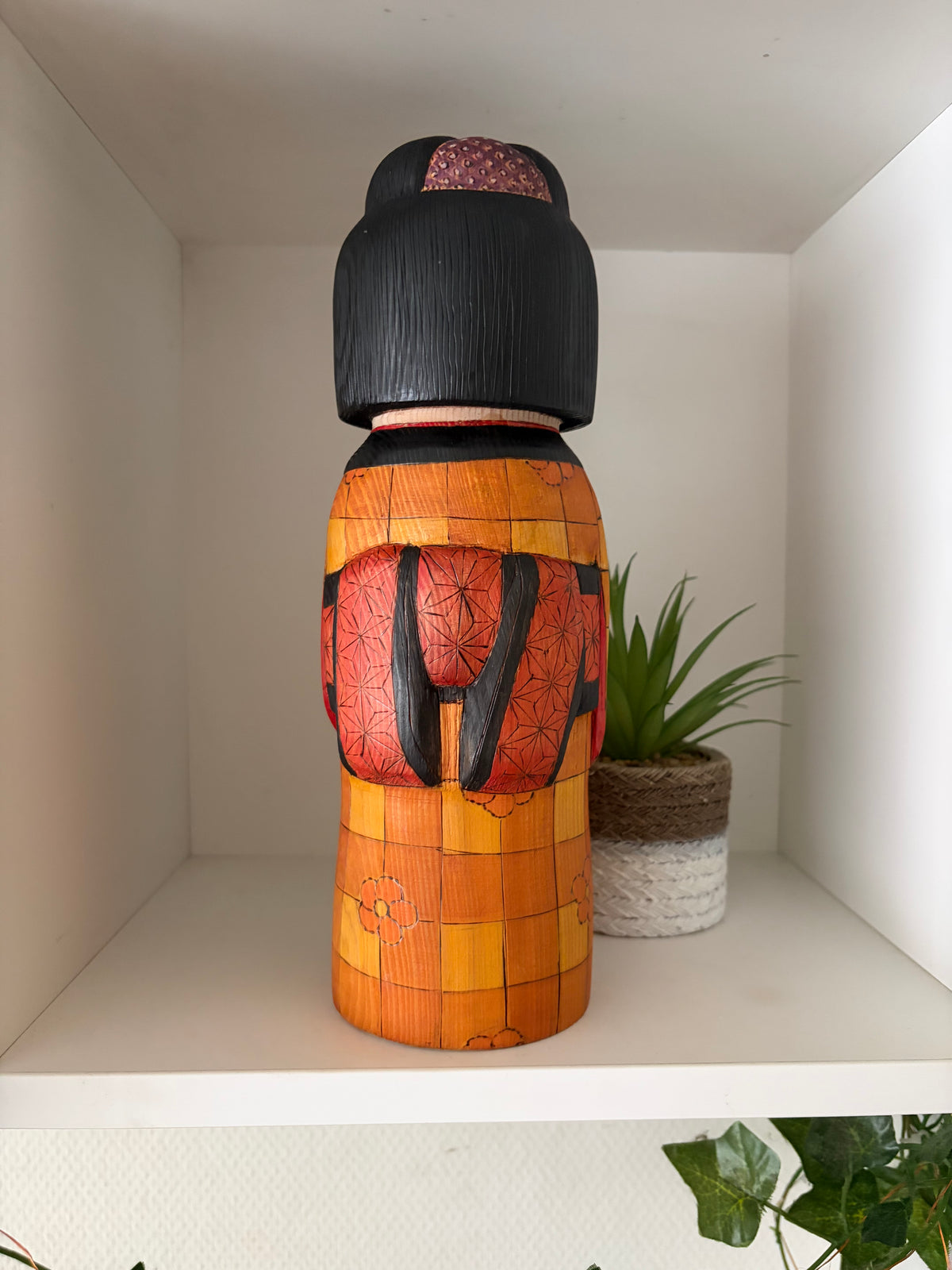 Exclusive one of a kind kokeshi by Yuko Yamazaki