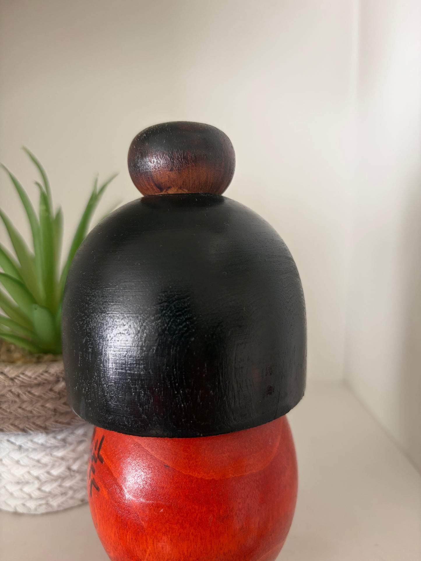 Vintage Gumma kokeshi by Kazuo Takamizawa (1927-)