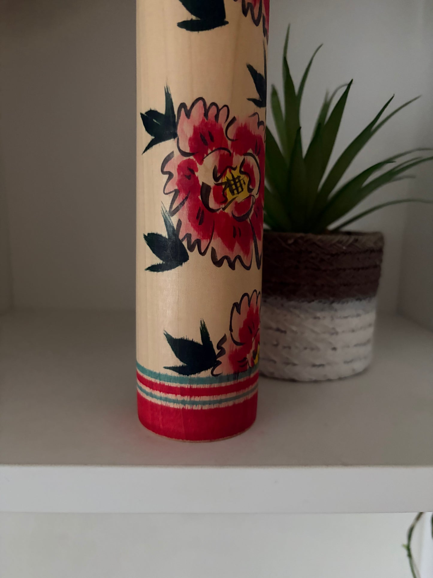Rare Nakanosawa kokeshi by Honda Hiroshi（1934～2011）