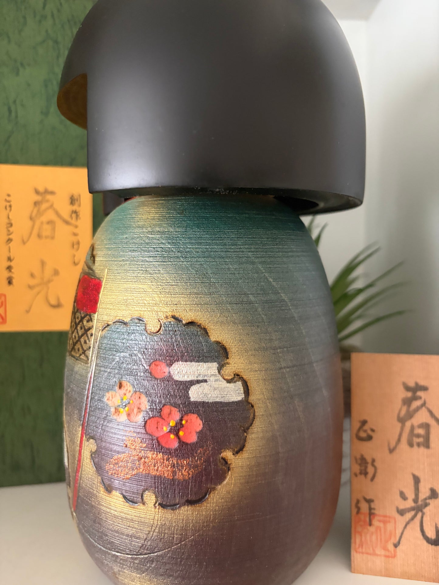 Vintage Gumma kokeshi by Fujikawa Masae