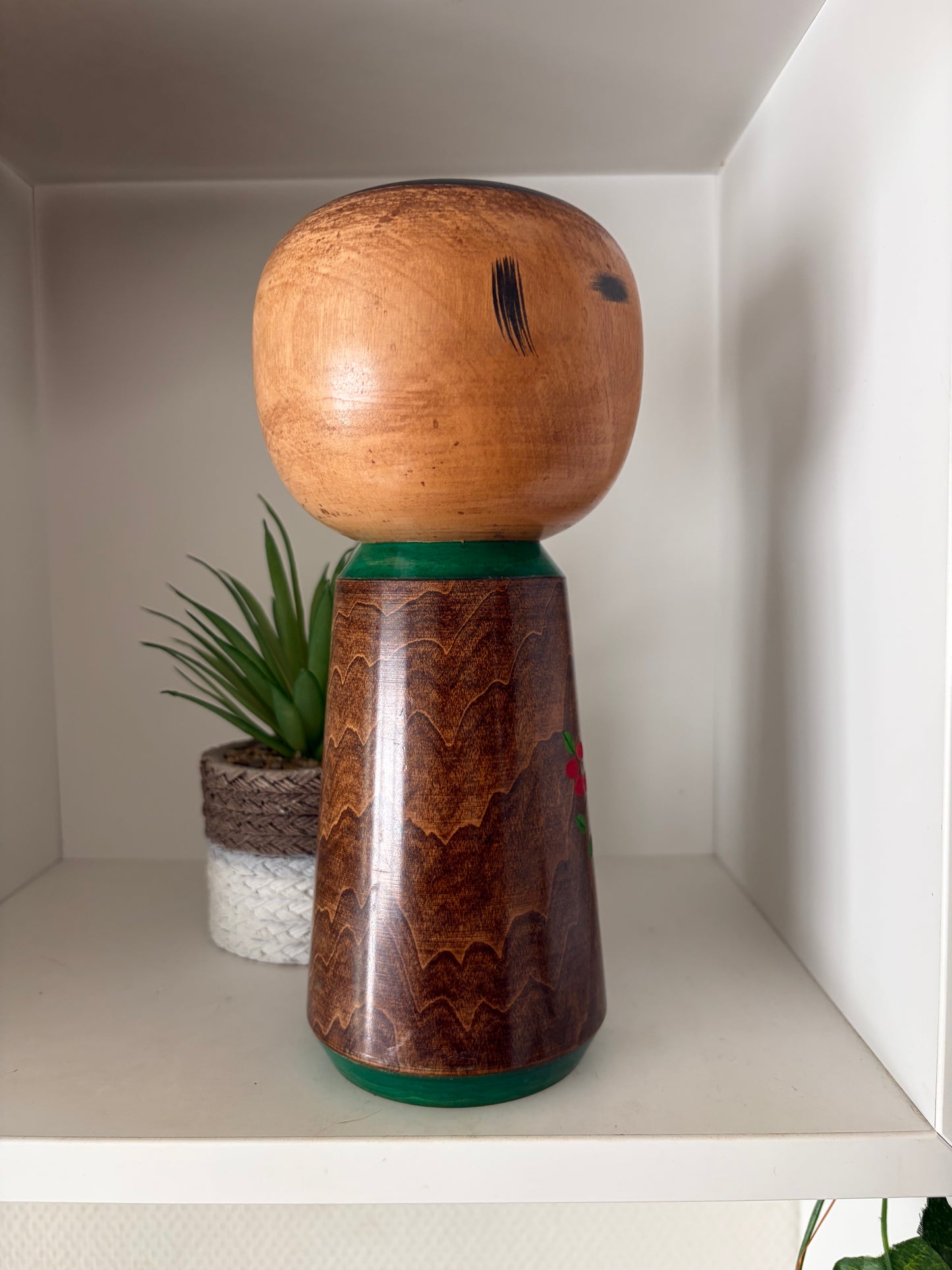 Rare Sosaku Kokeshi By Akinori Takahashi (1957-) - TSUBAKINOKO