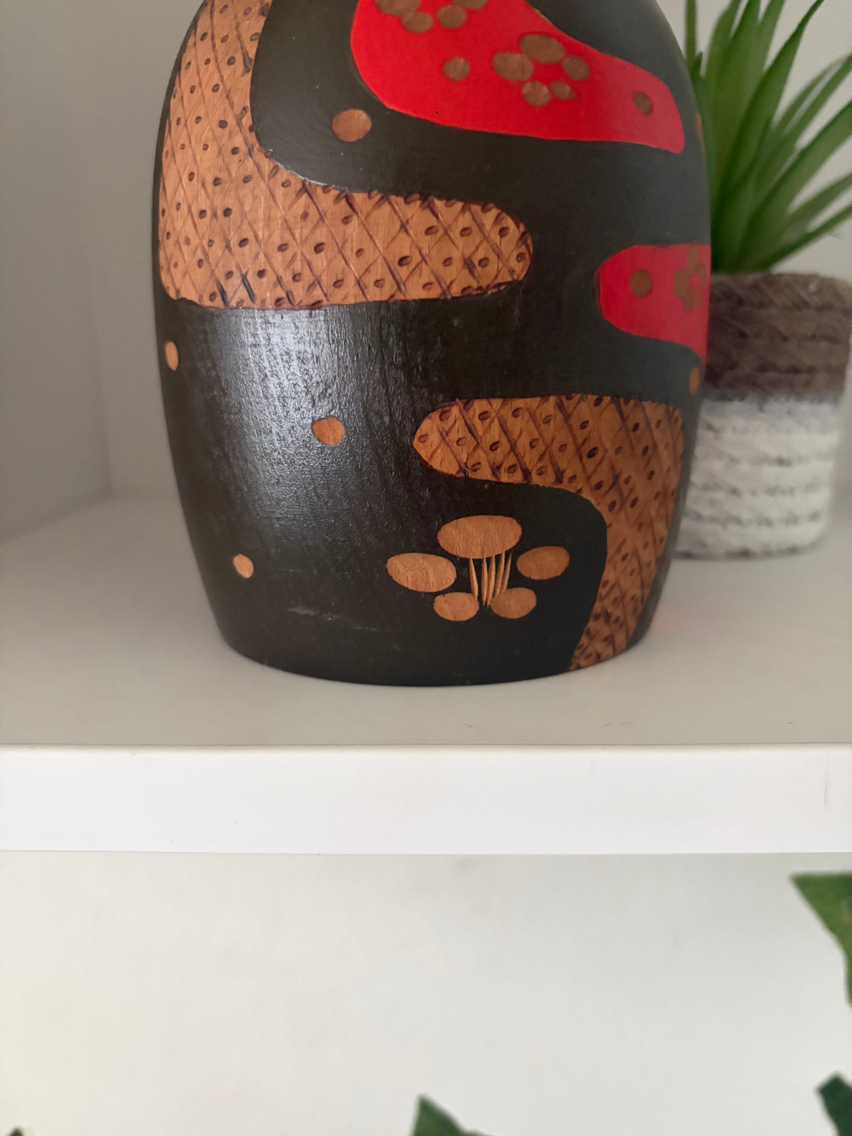 Vintage Sosaku kokeshi by Yuji Kawase (1938-) Big version