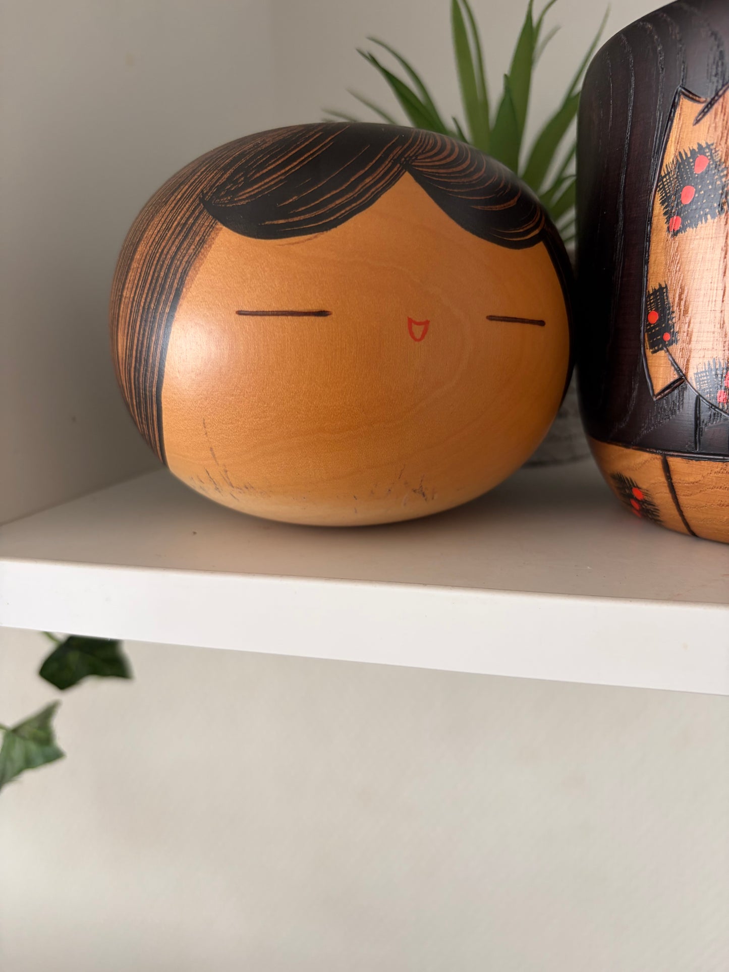 Vintage Gumma kokeshi by Usaburo- With hidden storage