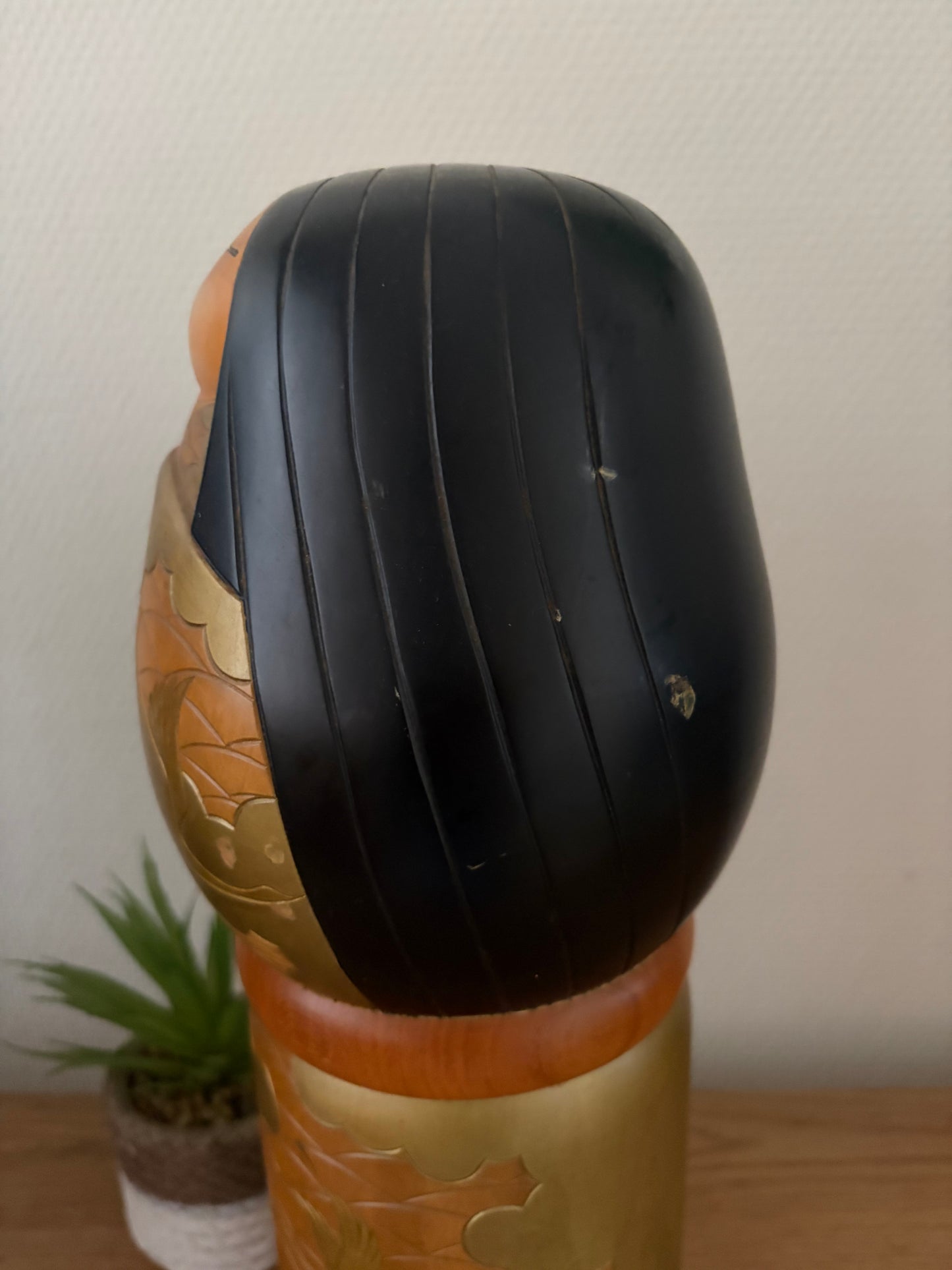 Rare vintage Sosaku kokeshi by Takashi Yoshida (1948-2007)