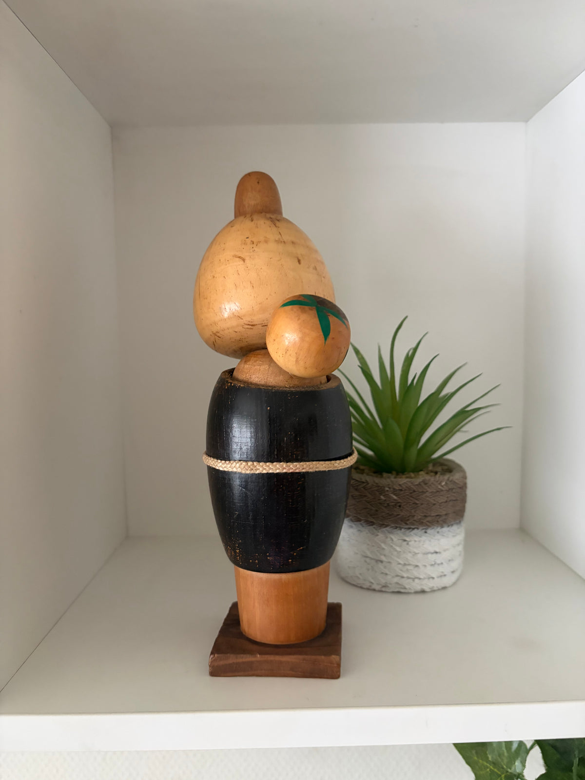 Vintage Sosaku kokeshi by Isamu Yamakawa - Mother and child