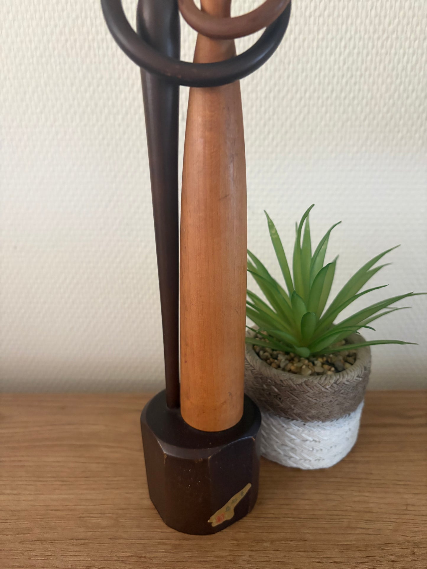 Rare vintage creative kokeshi by Taizan Sugisaki - Akebono