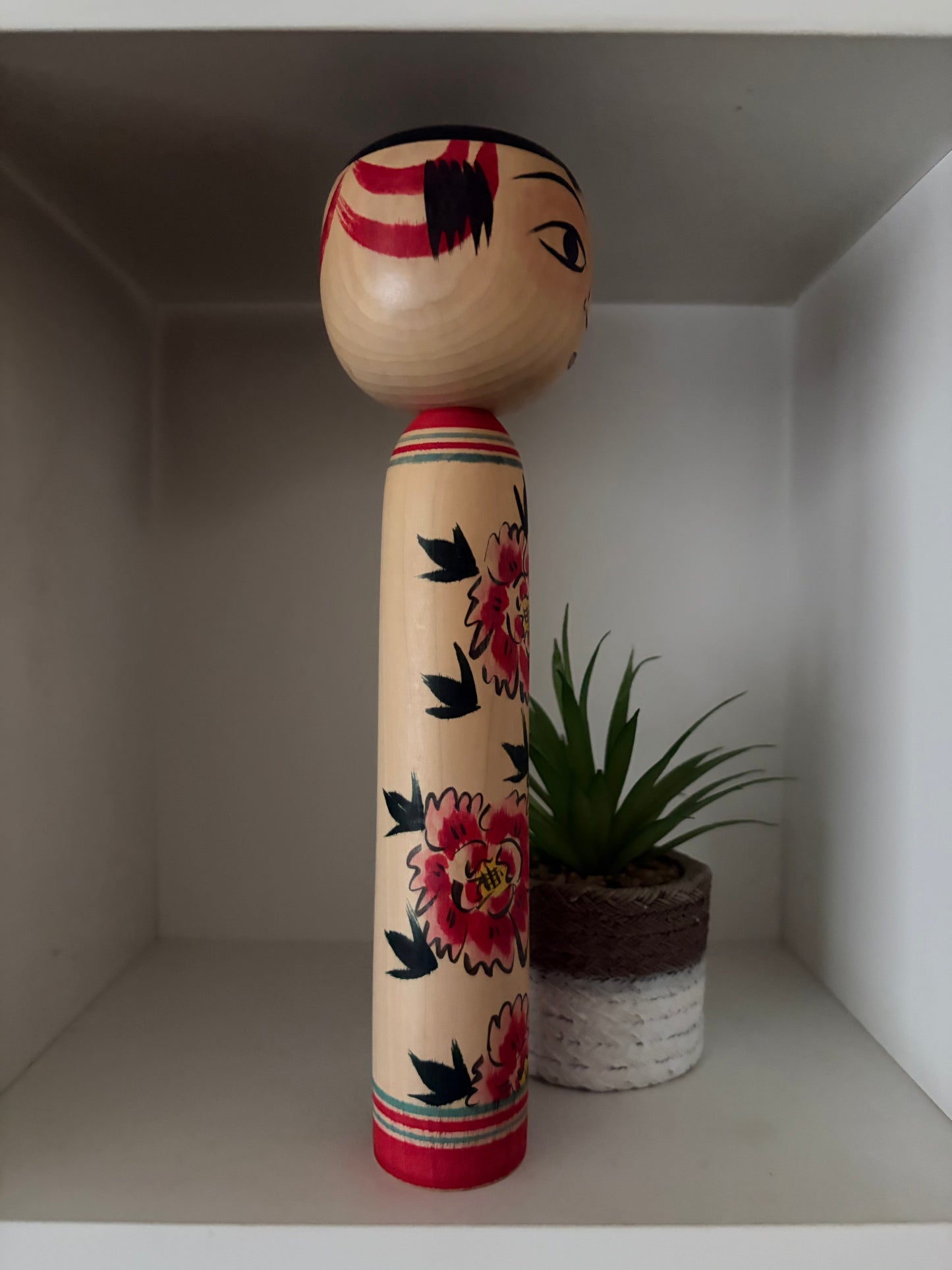 Rare Nakanosawa kokeshi by Honda Hiroshi（1934～2011）