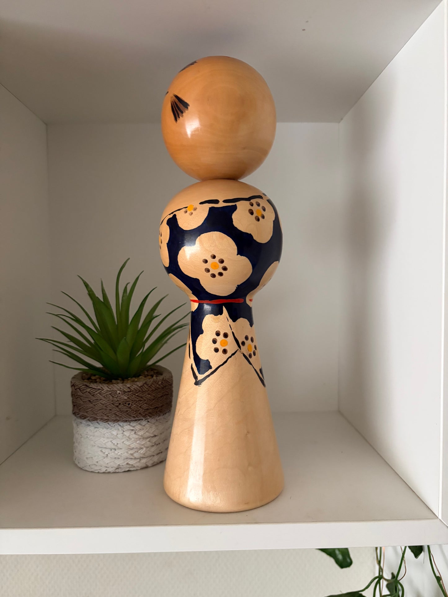 Vintage Japanese Sosaku Kokeshi by Kiyohara Takao (1916-)