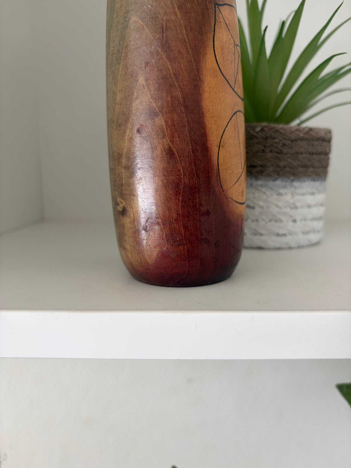 Vintage Sosaku kokeshi by Kato Masami