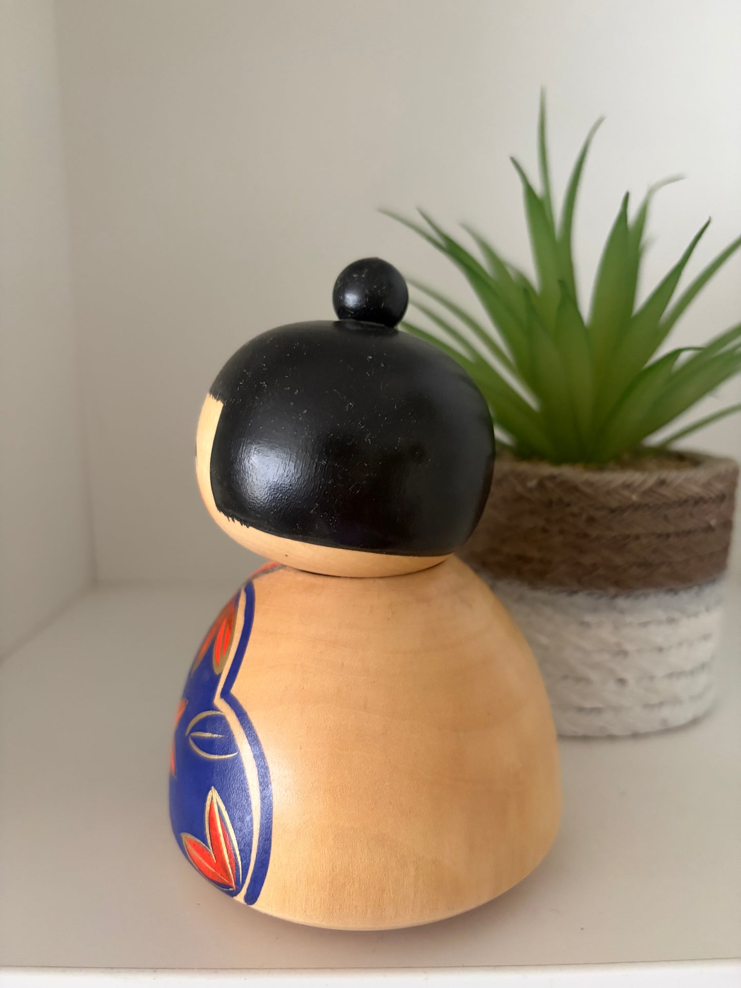 Vintage Creative Kokeshi By Aoki Ryoka (1931-)