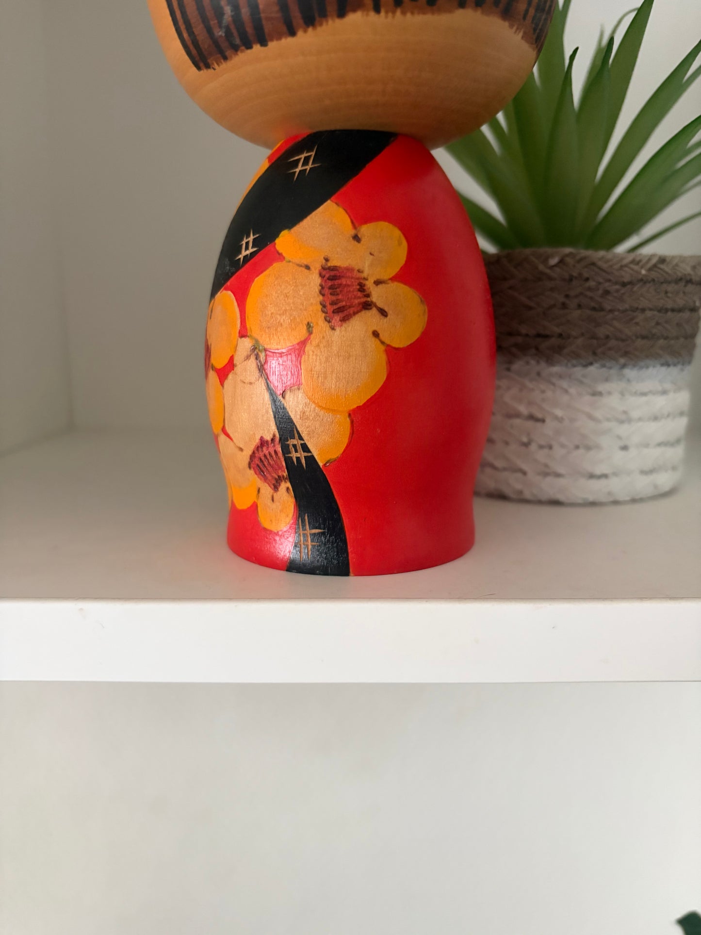 Rare vintage Sosaku kokeshi by Yuji Kawase (1938-)