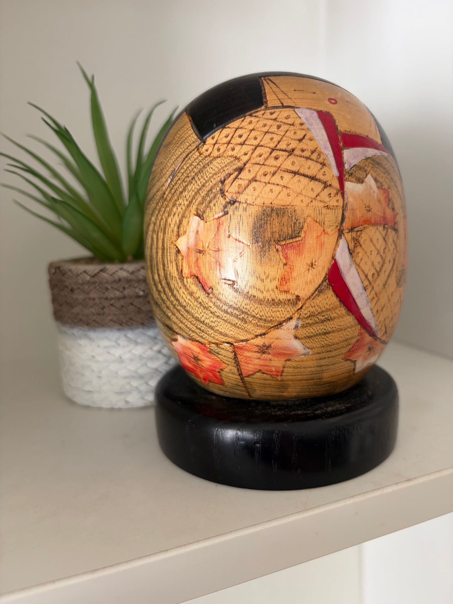 Vintage creative kokeshi by Hajime Miyashita(1940-)