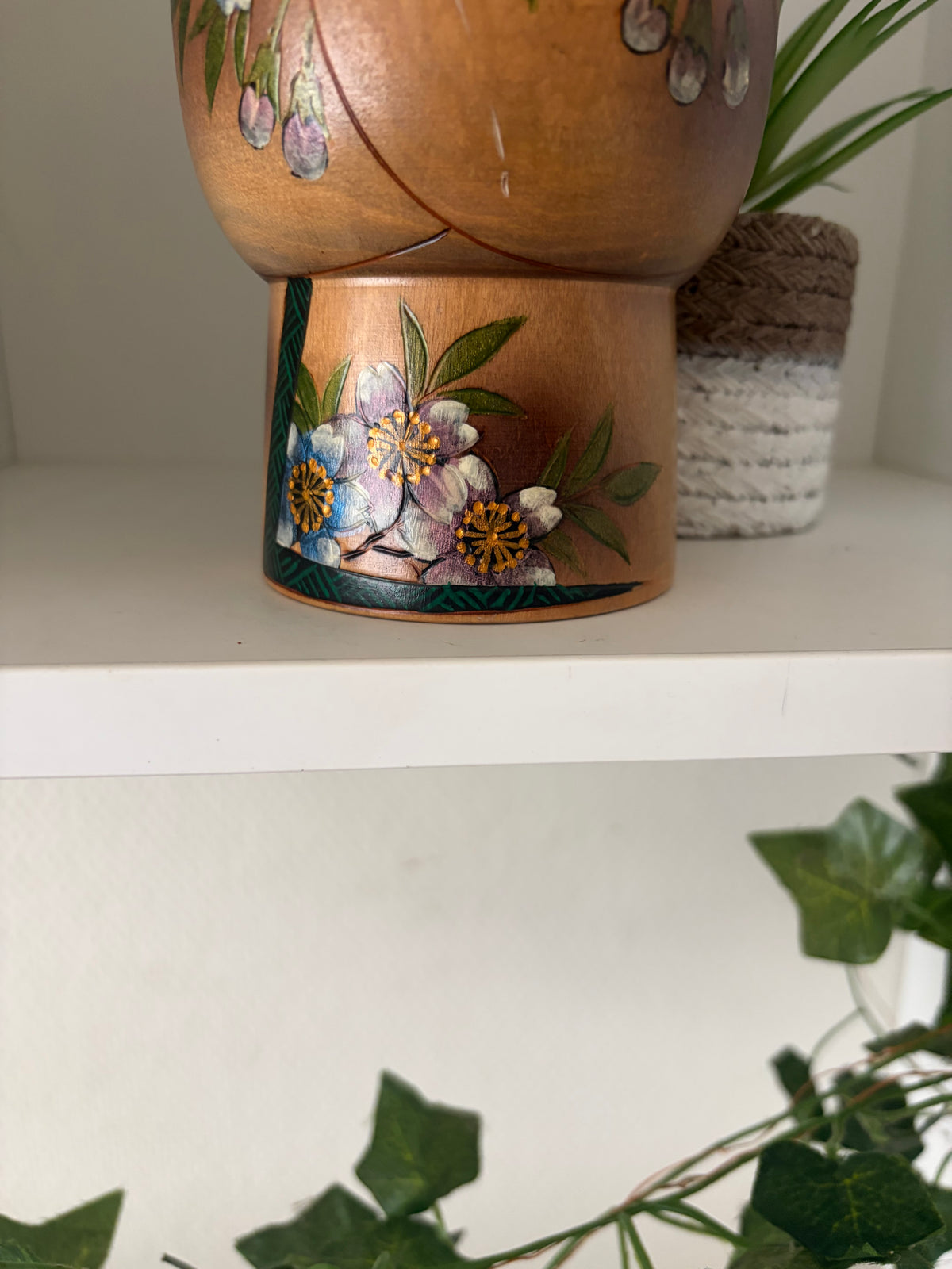 Rare vintage Sosaku kokeshi by Sato Suigai (1920-)