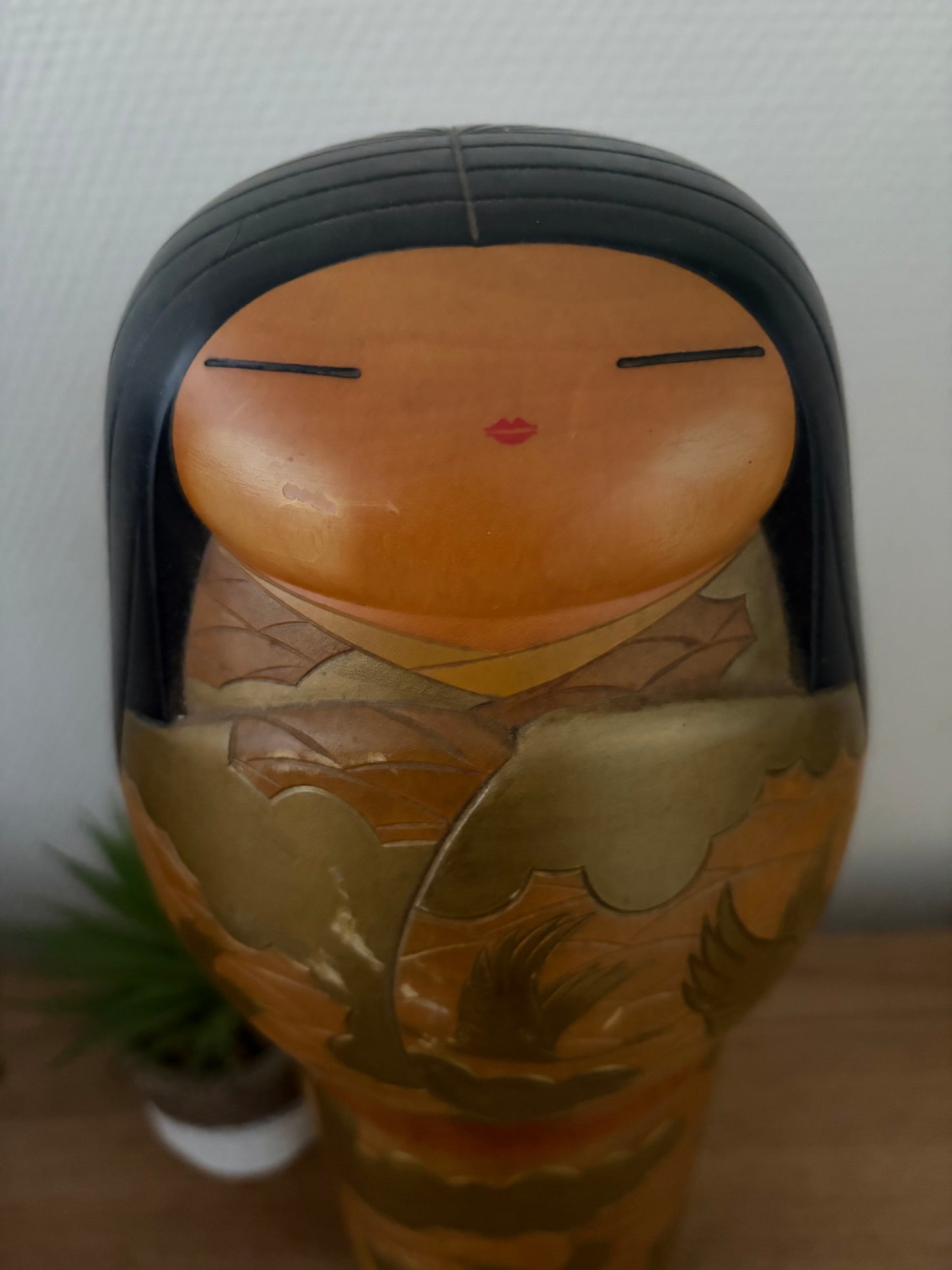 Rare vintage Sosaku kokeshi by Takashi Yoshida (1948-2007)