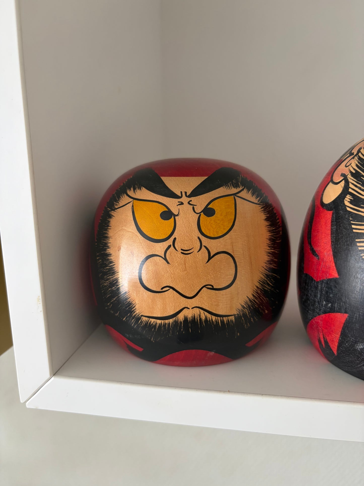 Complete first edition collection of 10 Daruma kokeshi by the Sony Family Club