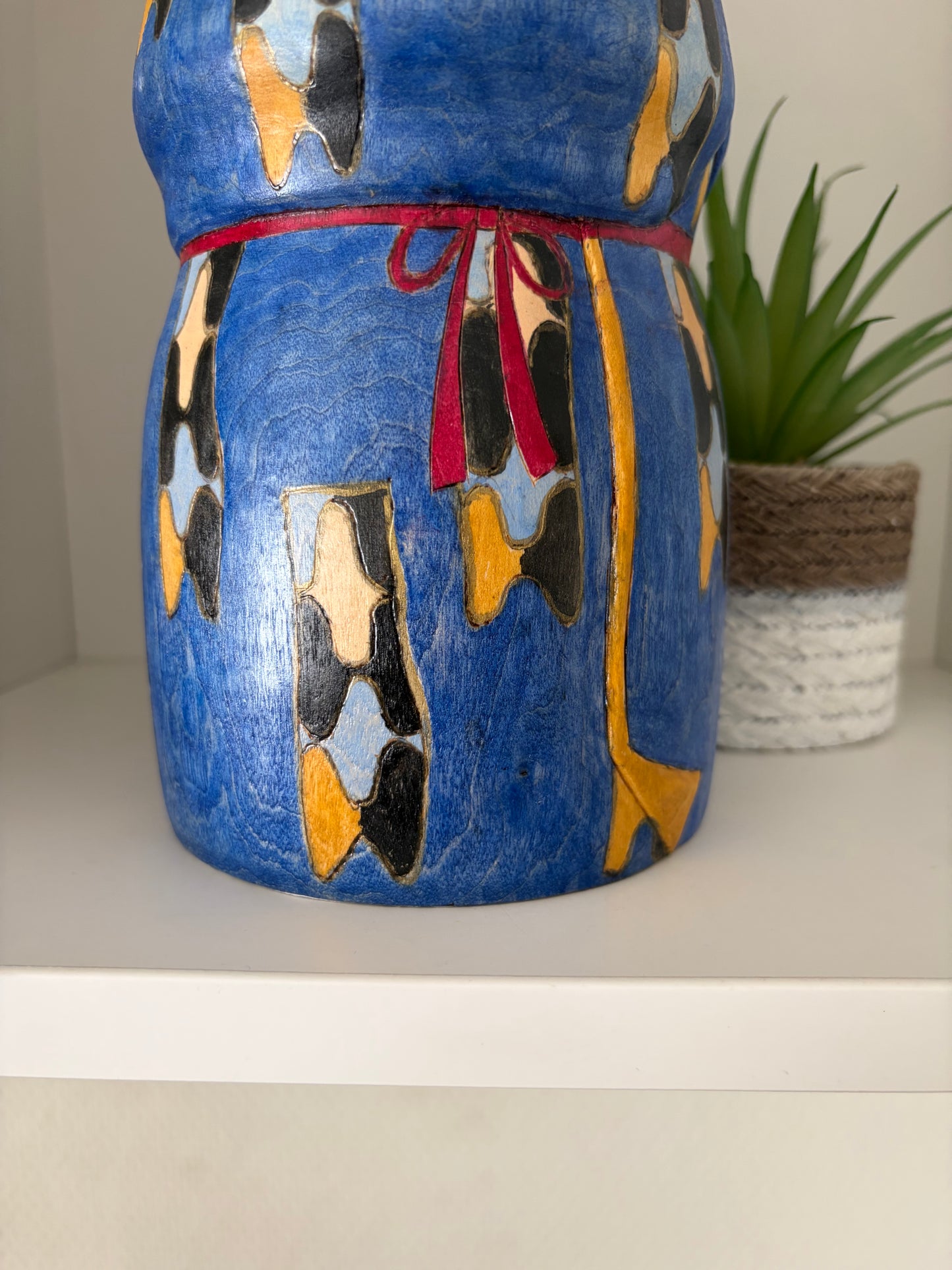 One off a kind Sosaku kokeshi by Megumi Nozawa