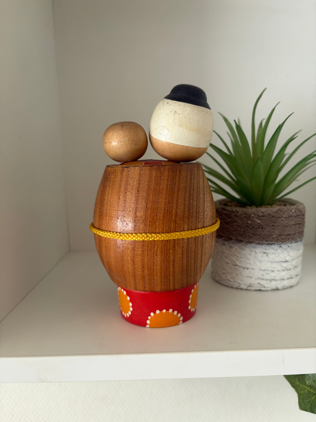 Vintage Sosaku kokeshi Mother and child