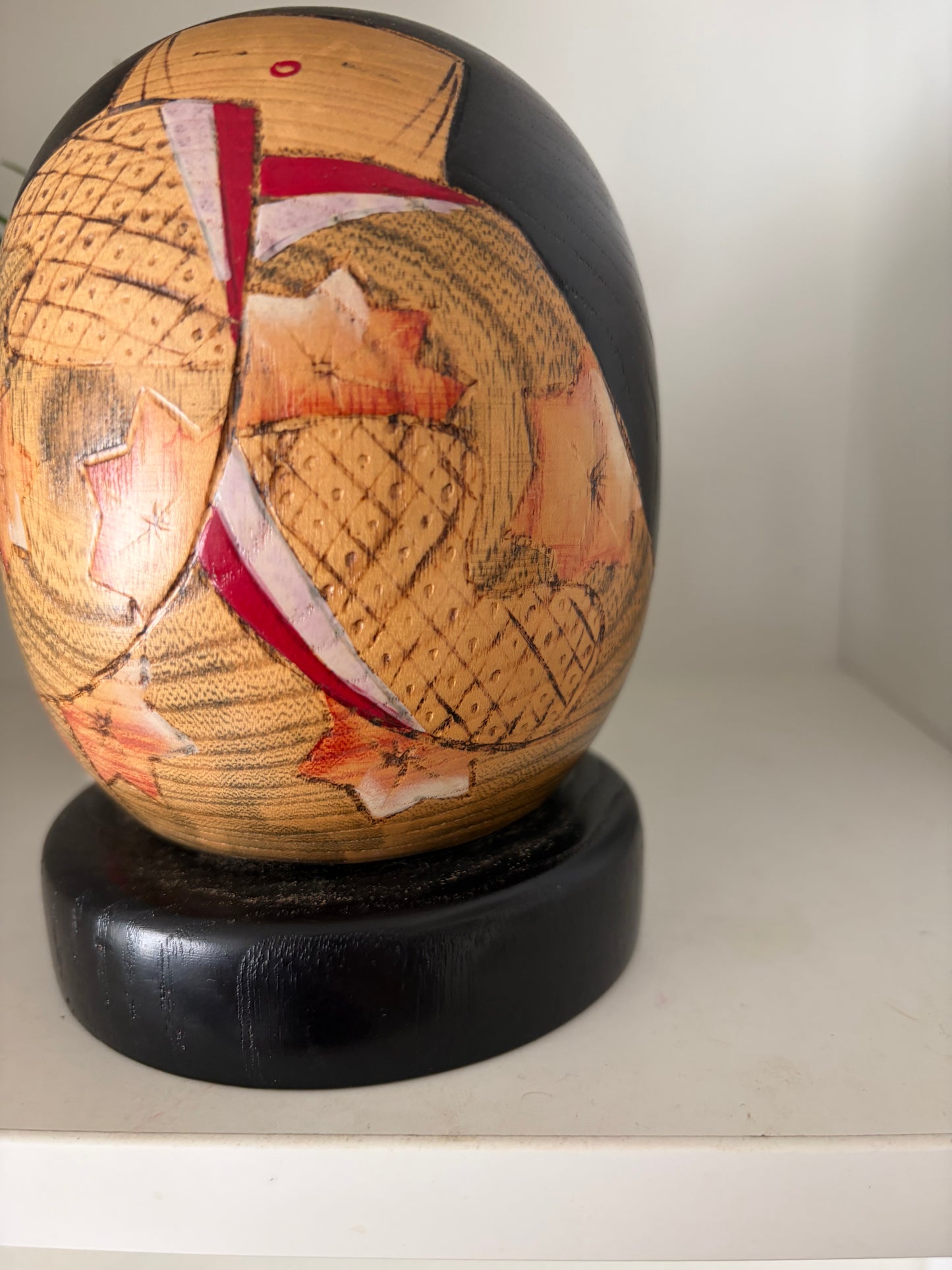 Vintage creative kokeshi by Hajime Miyashita(1940-)
