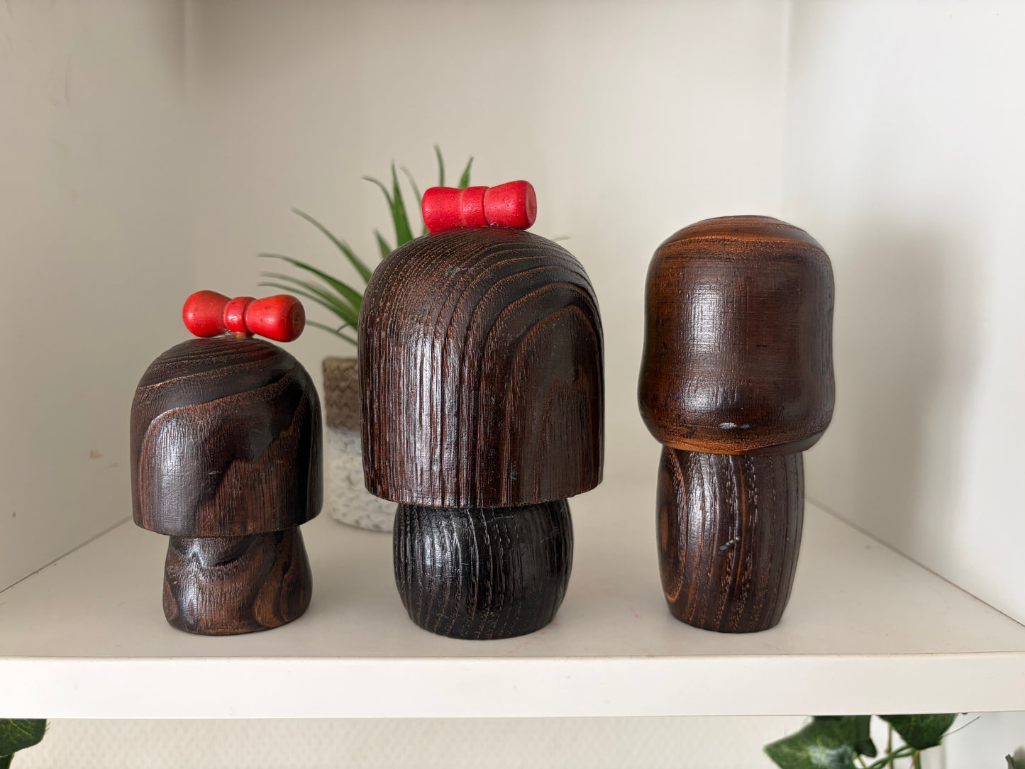 Set off 3 vintage Sosaku kokeshi