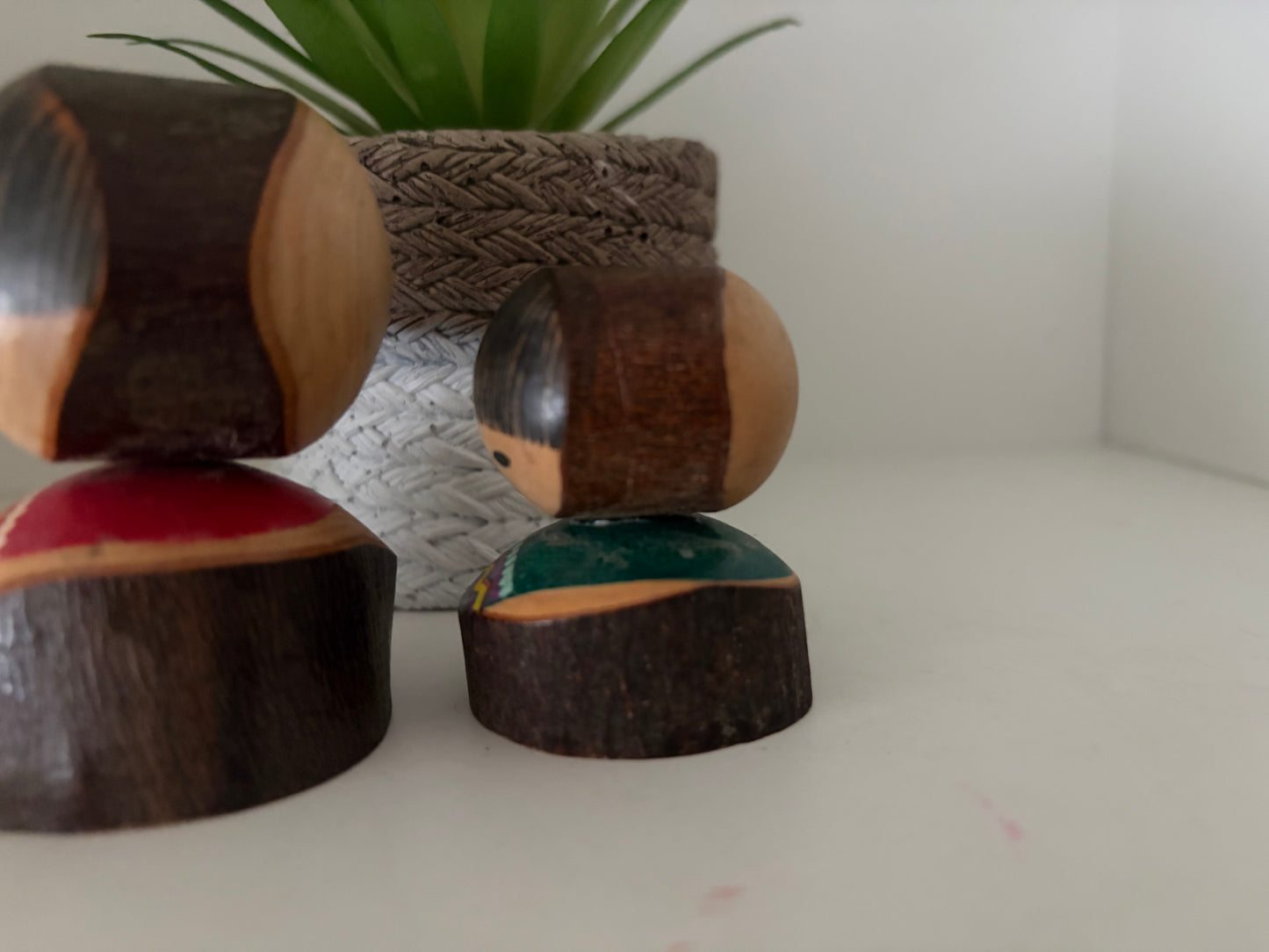 Rare Vintage Sosaku kokeshi set by Hideo Ishihara (1925-1999)