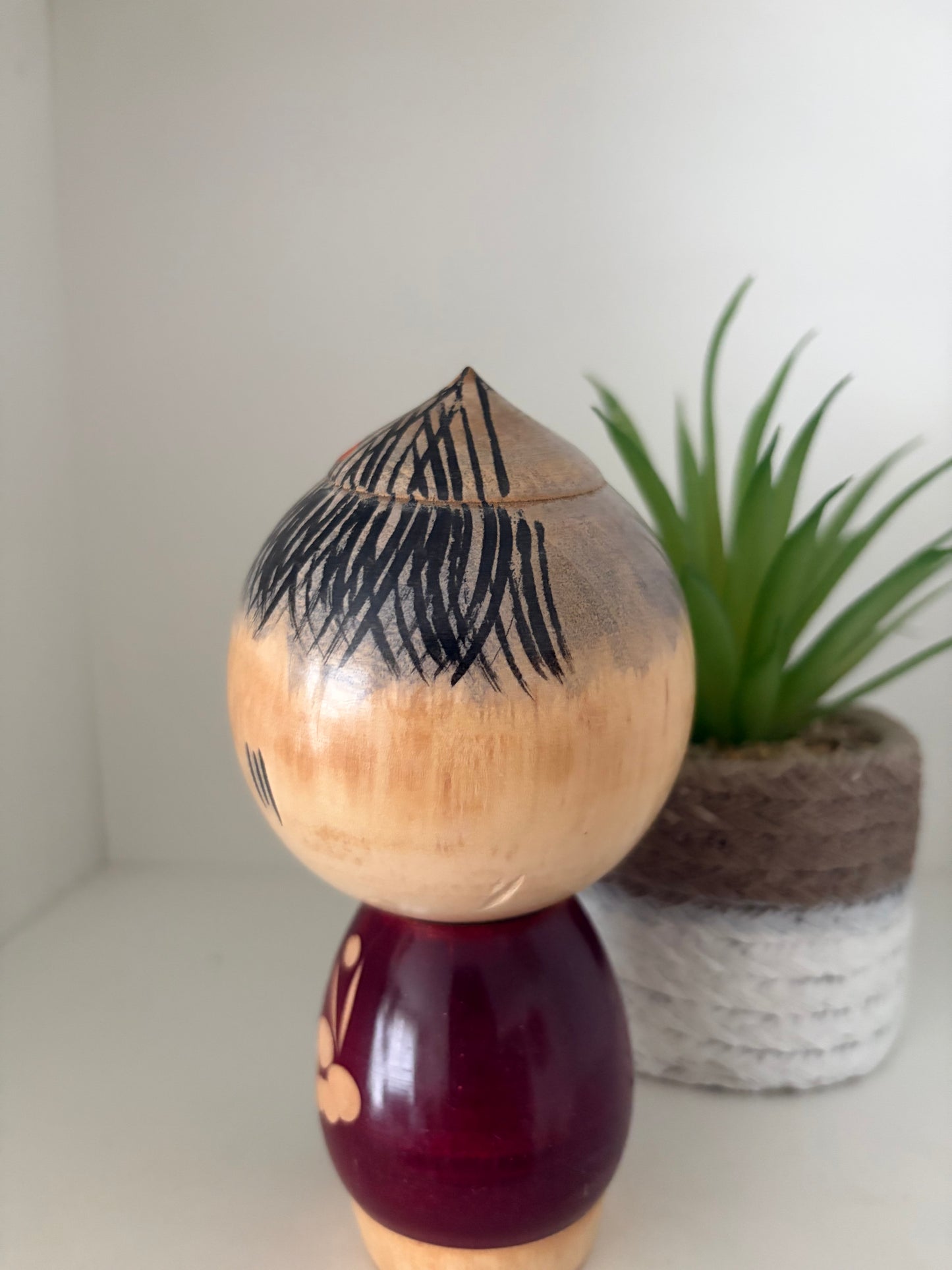 Rare vintage Sosaku kokeshi by Yuji Kawase (1938-)