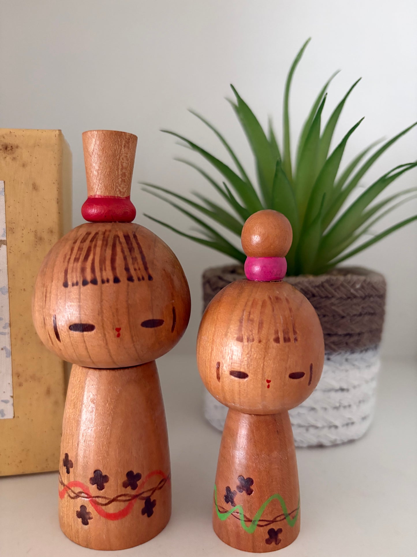Vintage Sosaku kokeshi by Kato Masami (1925-)