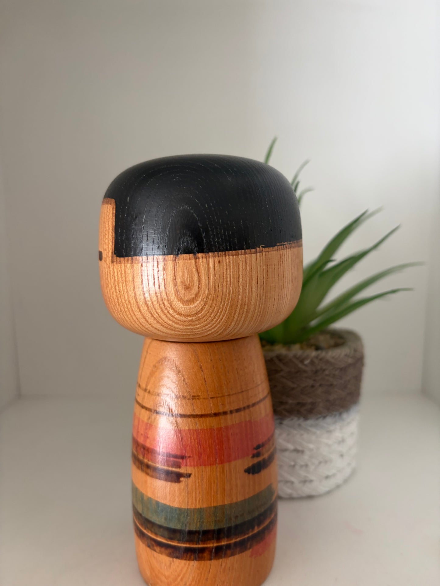 vintage creative kokeshi made by Sanpei Yamanaka (1926-2012)
