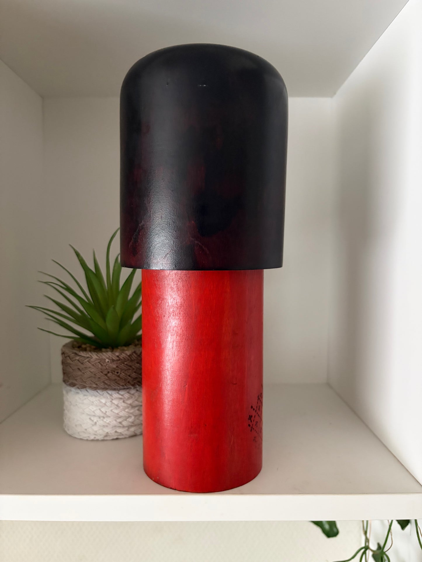 Big Vintage Gumma Kokeshi By Kazuo Takamizawa (1927-)