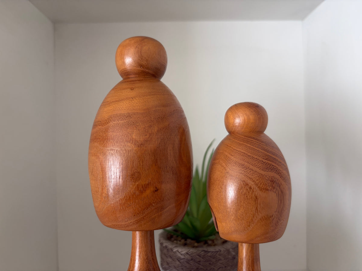 Exclusive set Sosaku kokeshi by Yuji Kawase (1938-)