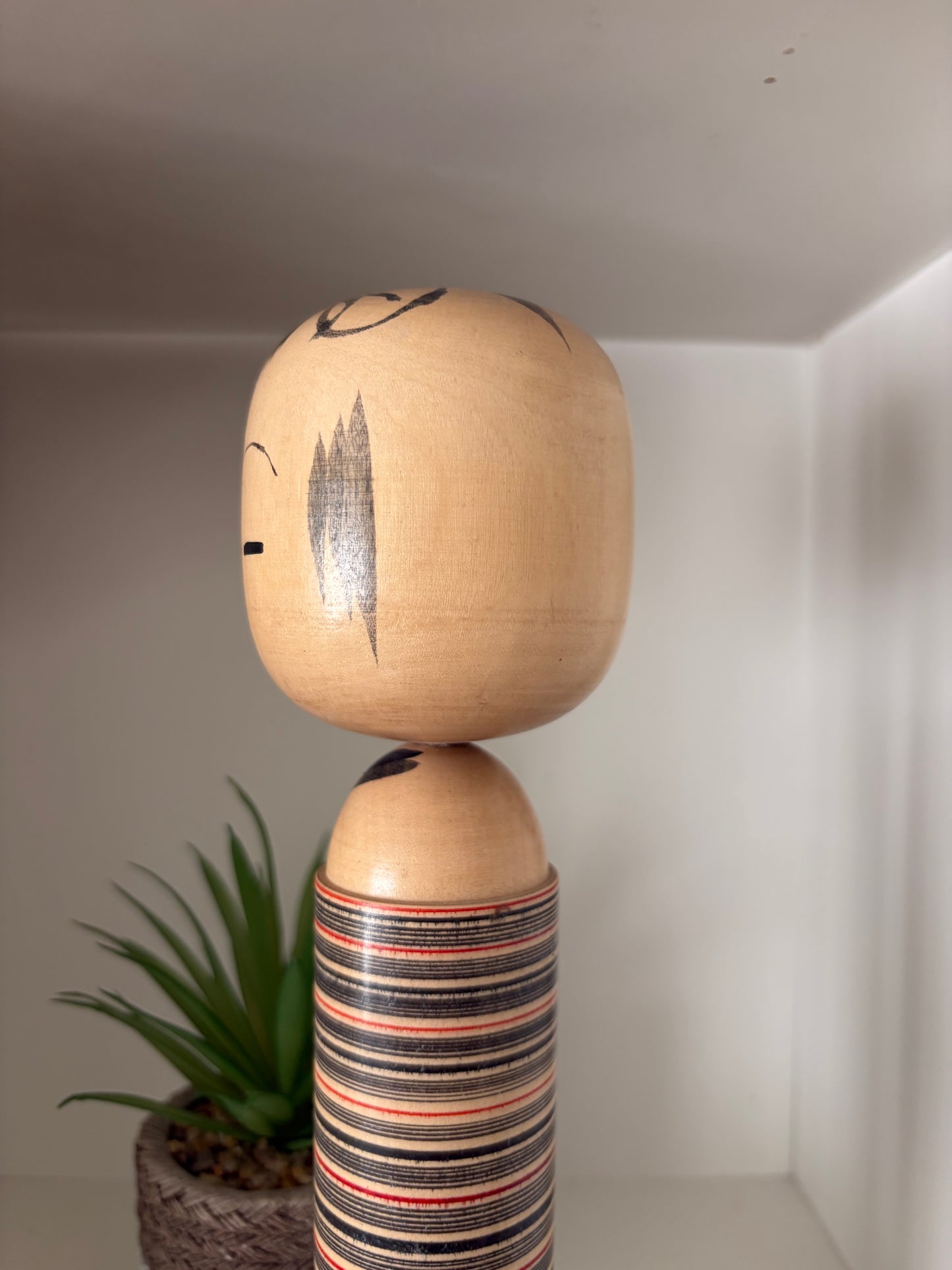 Rare Vintage Creative Kokeshi By Kahei Katase (1922-2015)