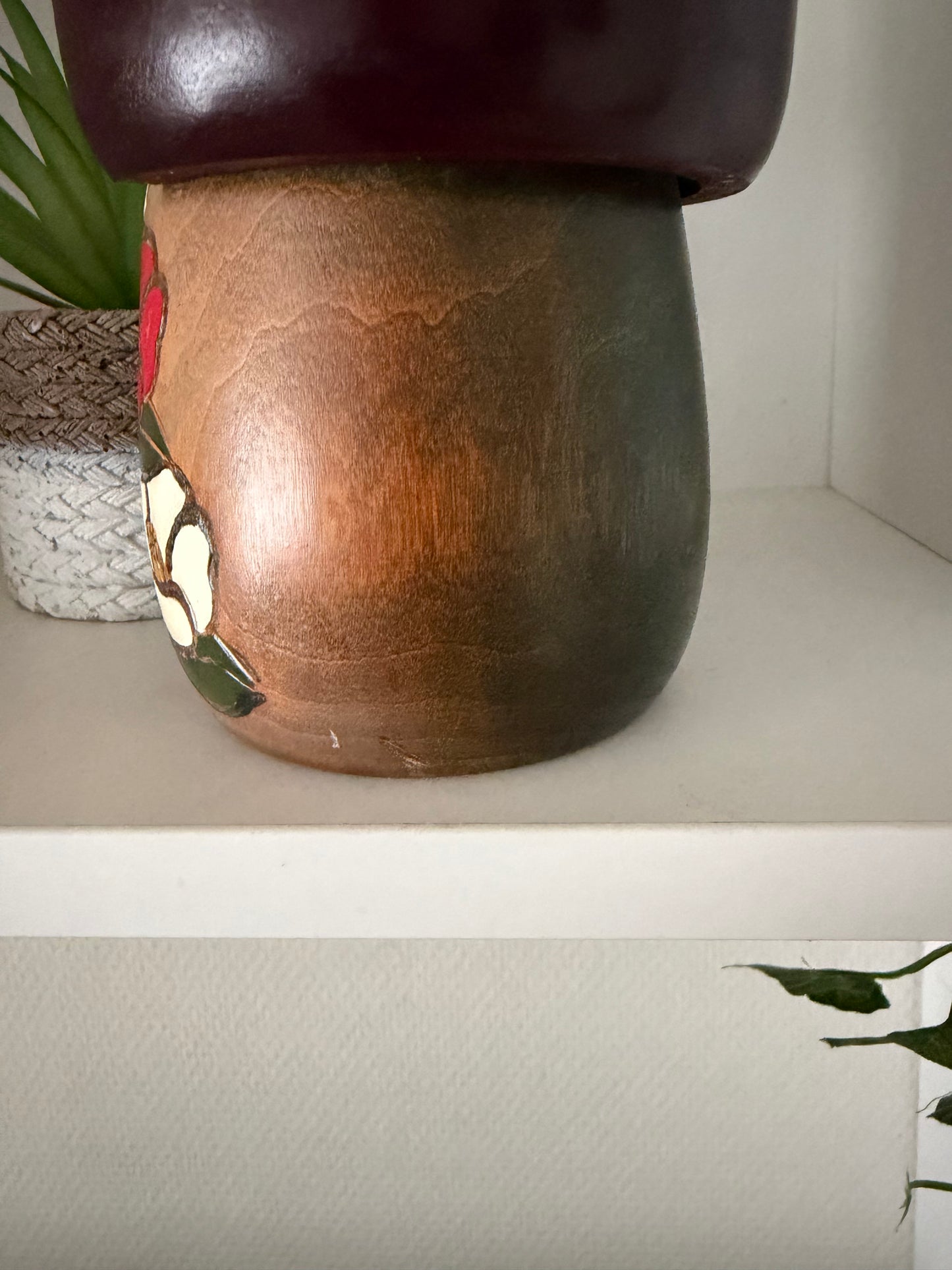 Vintage Gumma kokeshi by Kisaku