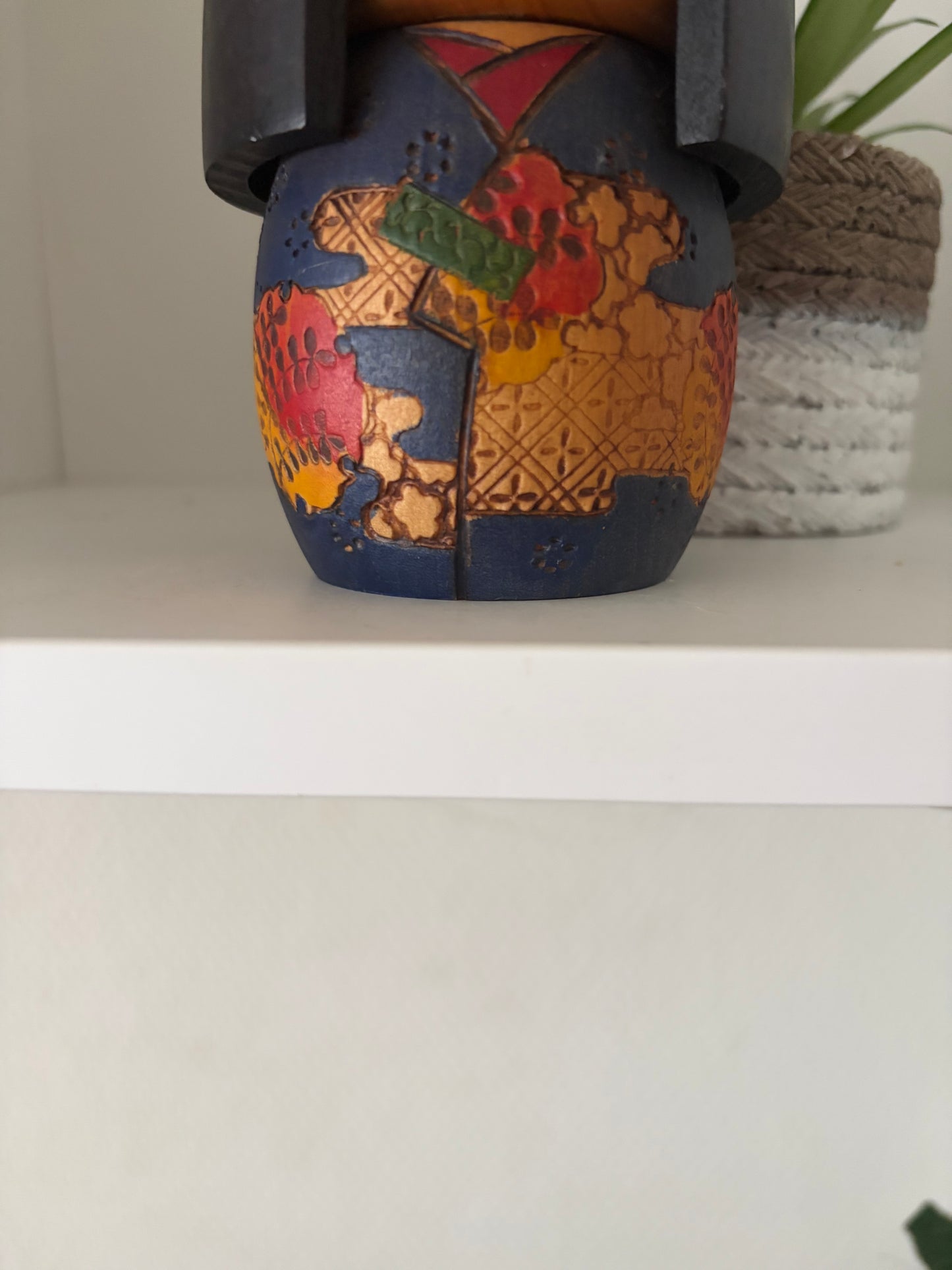 Vintage Gumma kokeshi made by Kazuo Takamizawa (1927-)