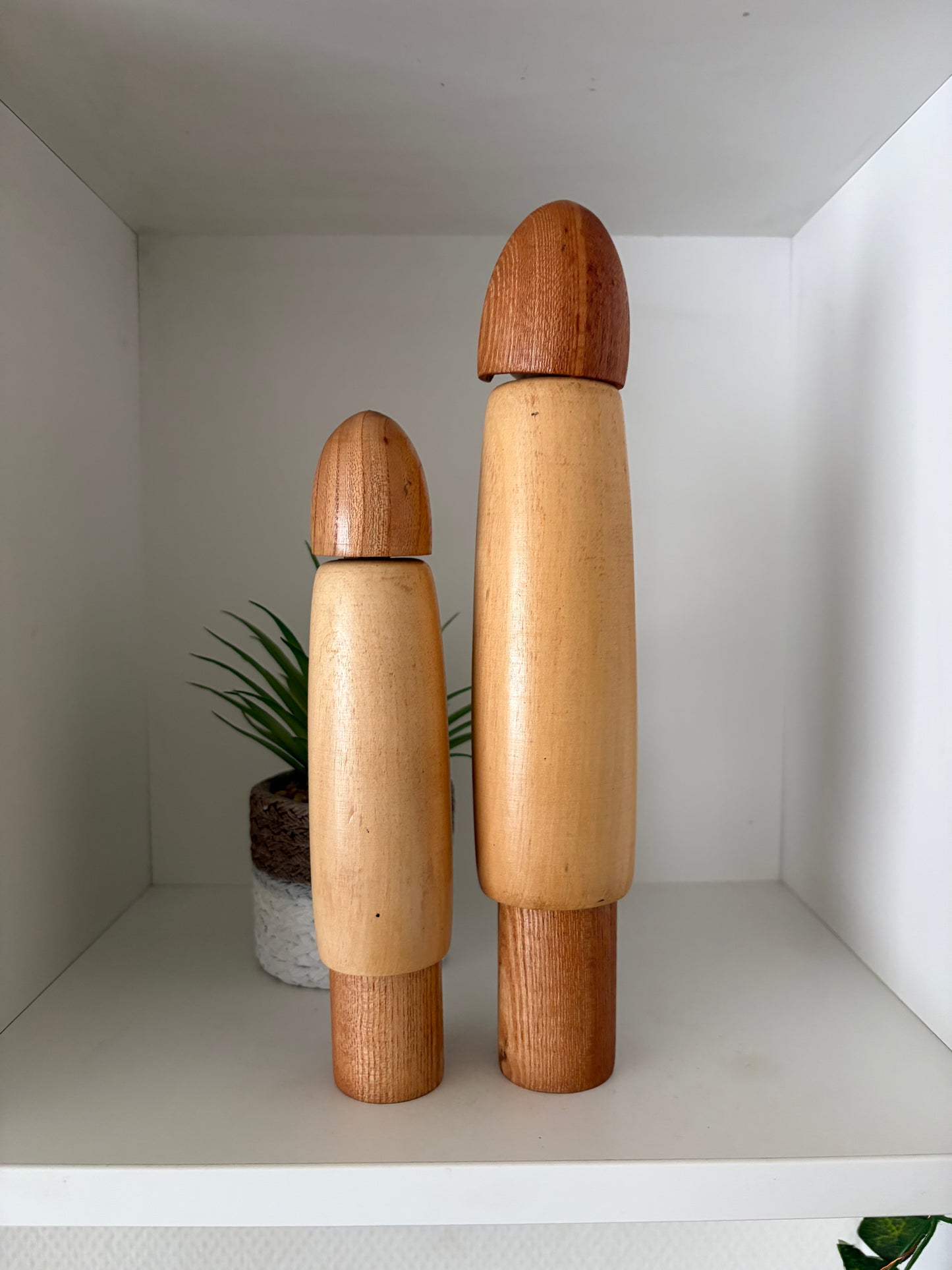 Rare Vintage set creative kokeshi by Shozan Shido (1932-1995)