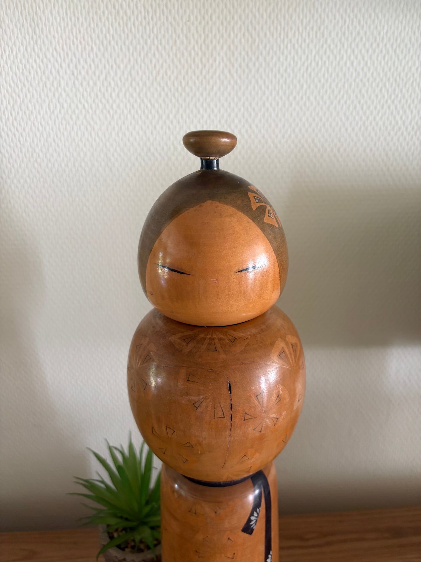 Rare Vintage Creative Kokeshi By Sadao Kishi (1932-1998)- XL 45cm