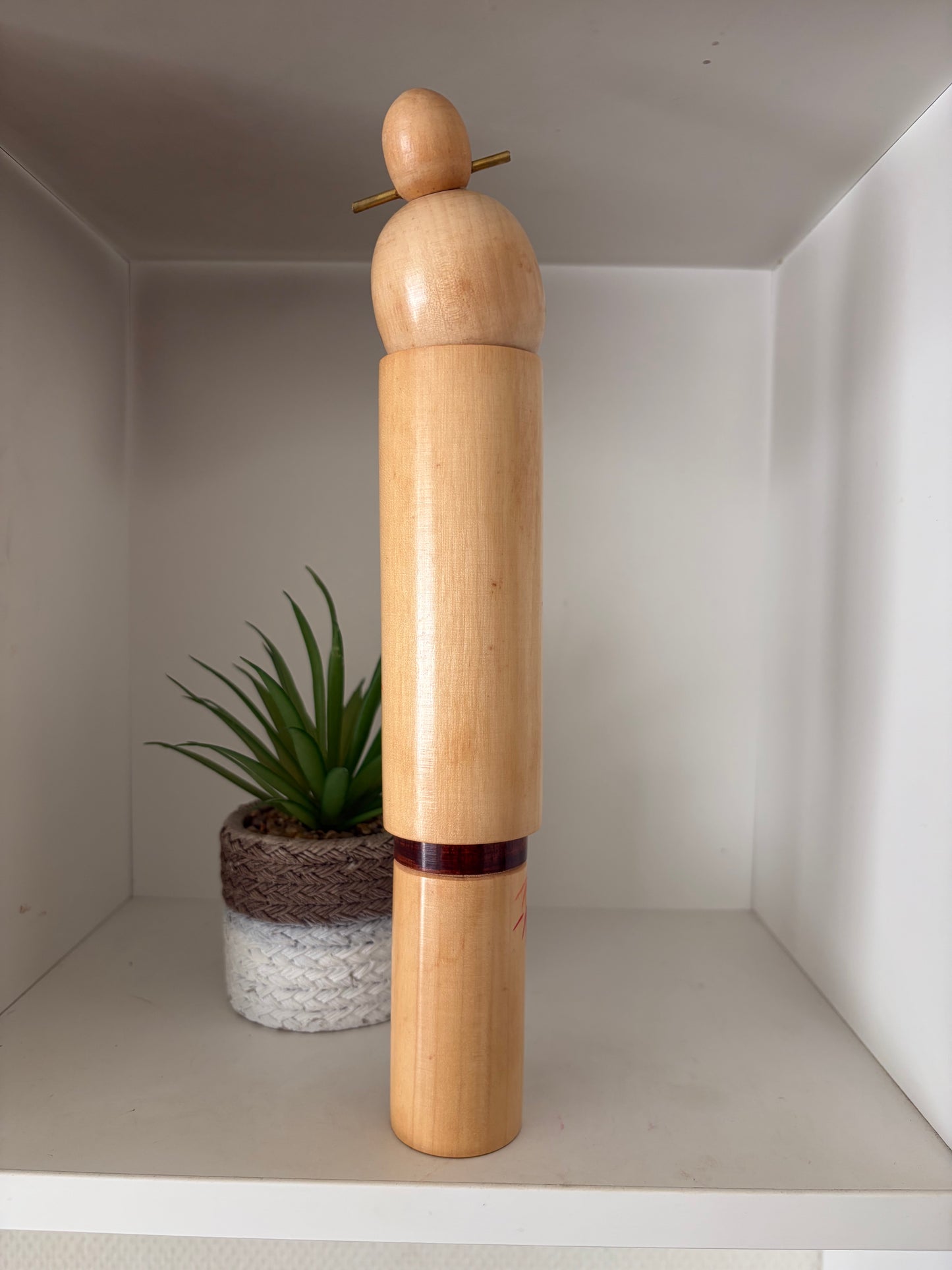 Vintage Sosaku kokeshi by Sato Suigai (1920-) - With box