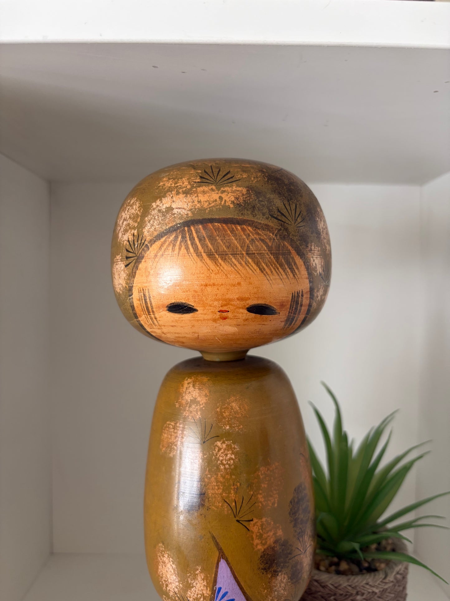 Vintage Sosaku kokeshi by Kato Masami (1925-)