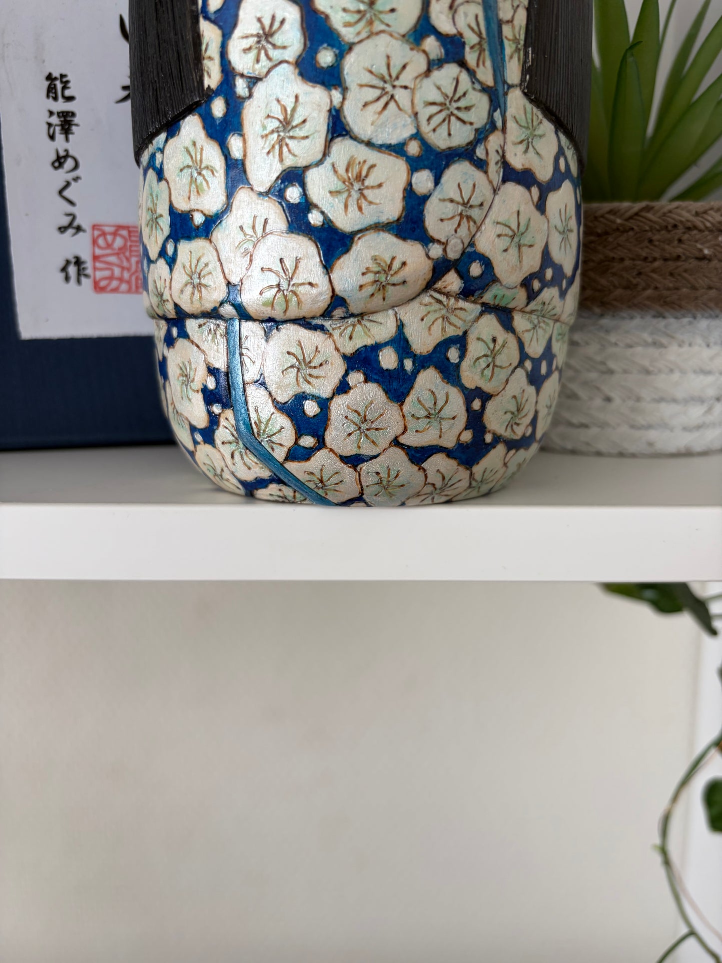 One of a kind Sosaku kokeshi by Megumi Nozawa