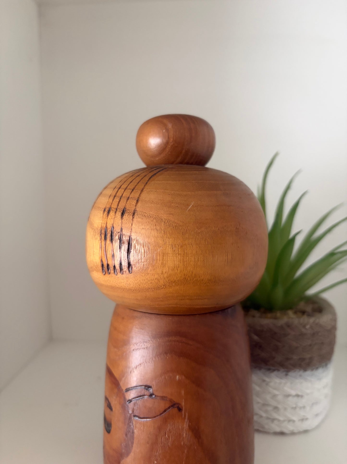 Vintage Sosaku kokeshi made by Kazuo Takamizawa (1927-)