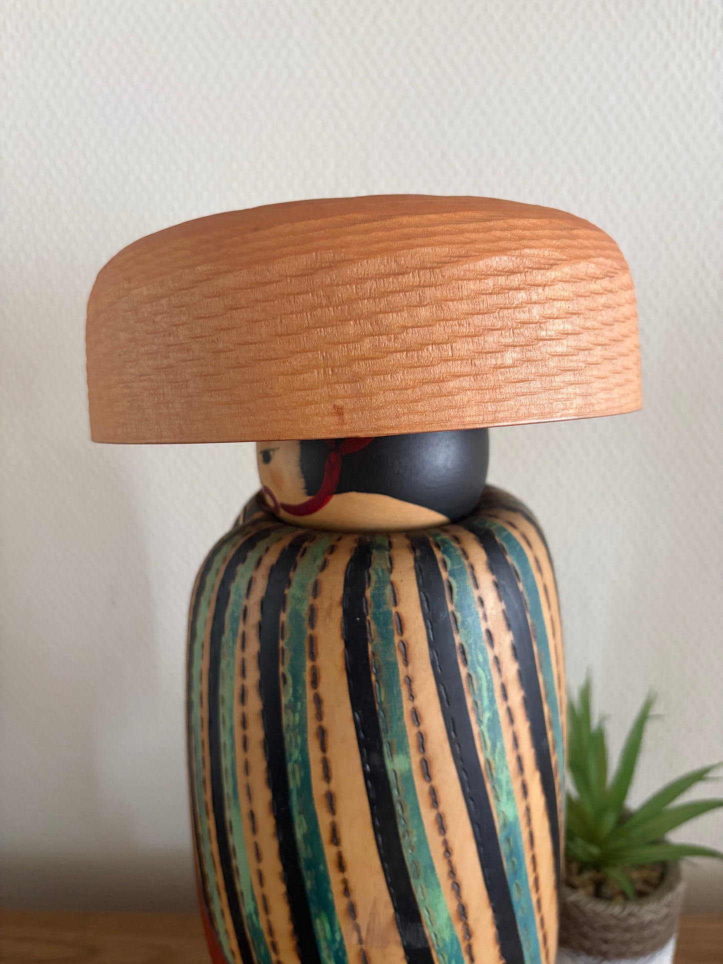 Exclusive vintage Gumma kokeshi by Inosuke Kobayashi (1931-)