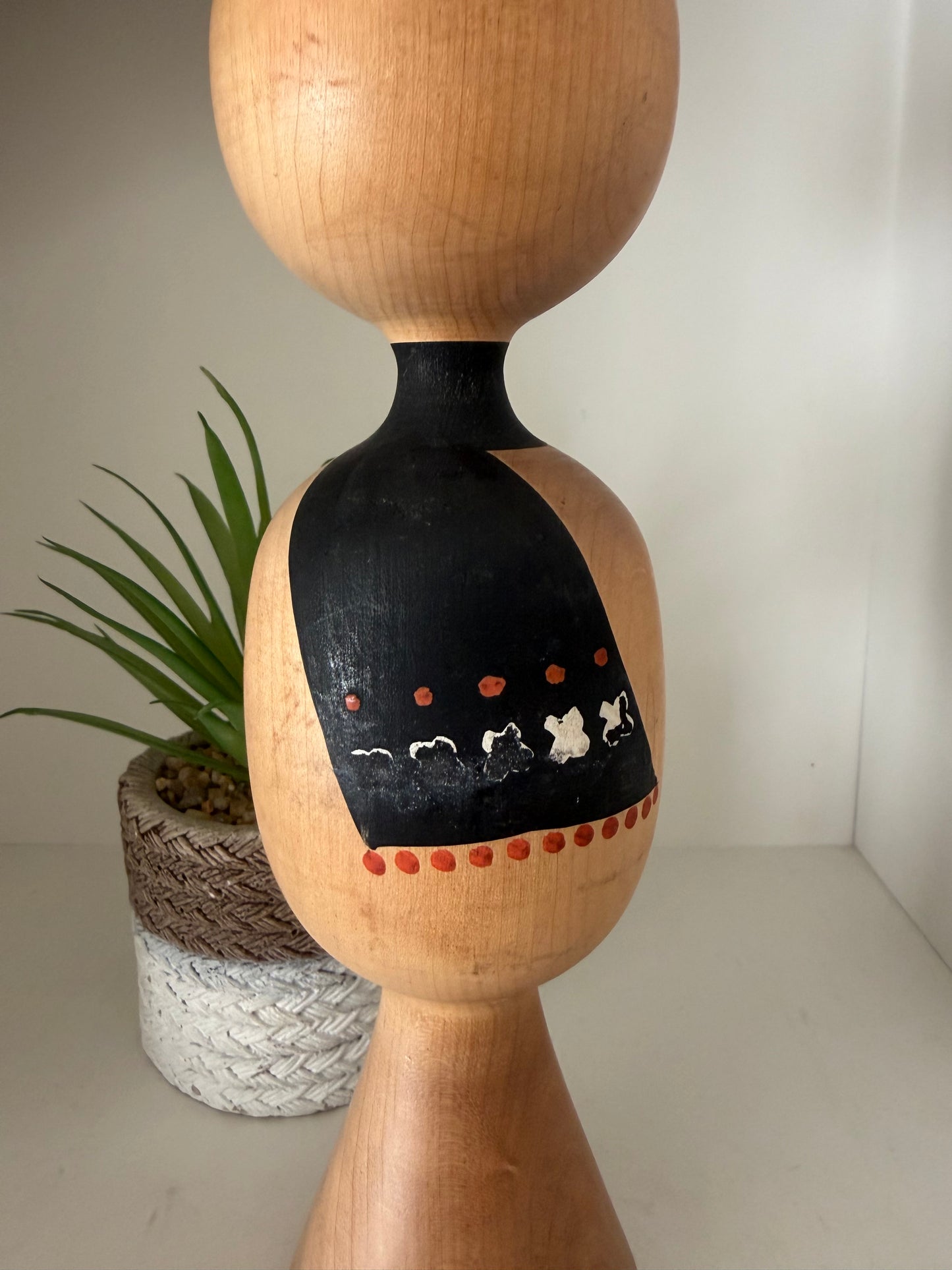 Rare Vintage Creative Kokeshi by Fukuju Yusa (1930-2001)