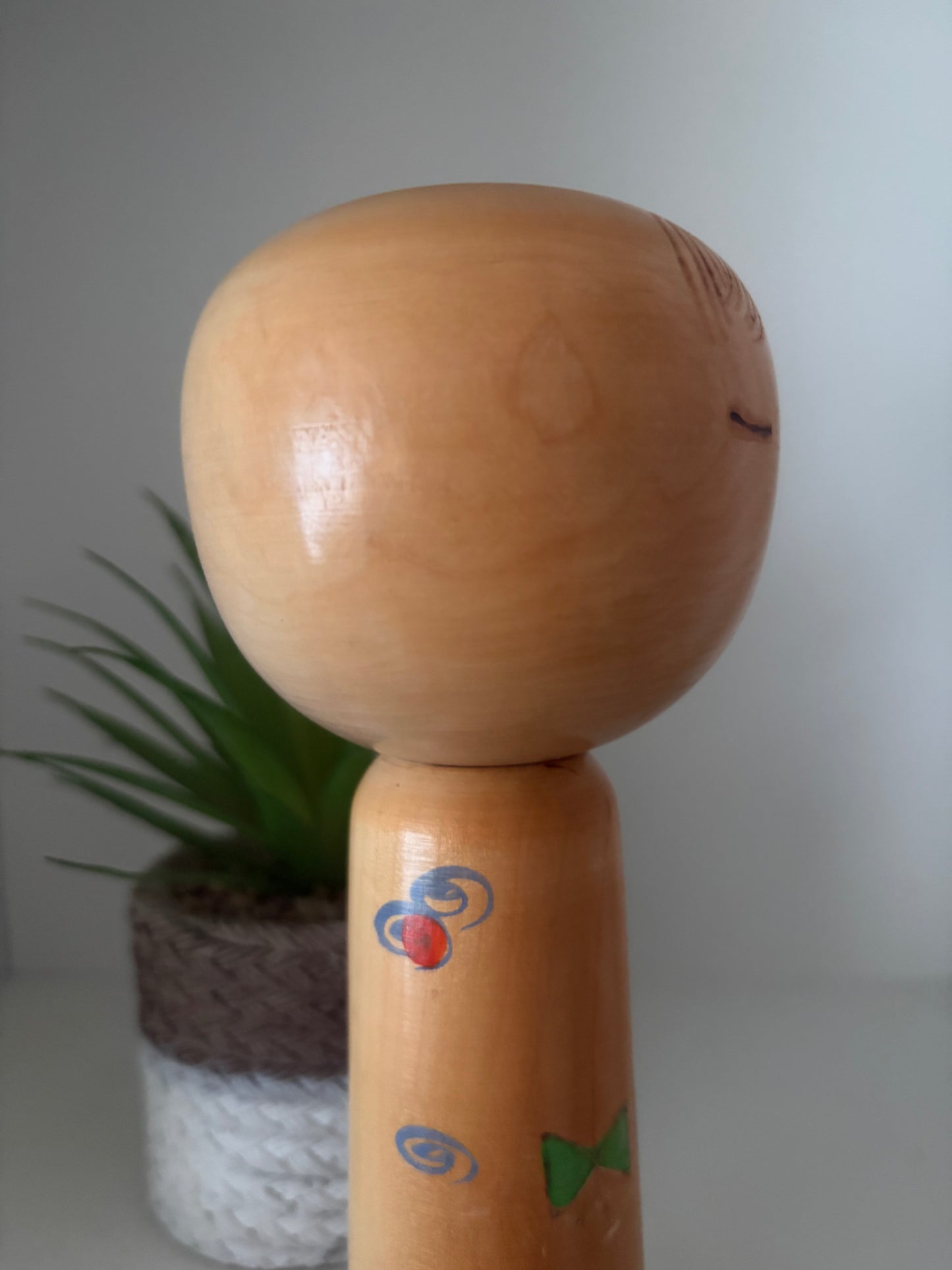 Rare vintage Sosaku kokeshi by Yuji Kawase (1938-)