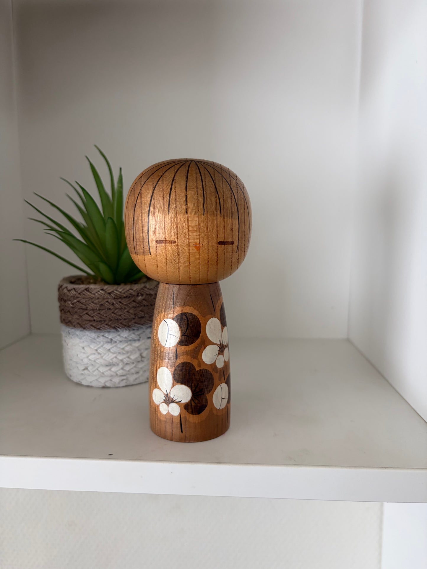 Vintage Sosaku kokeshi by Kato Masami (1925-)