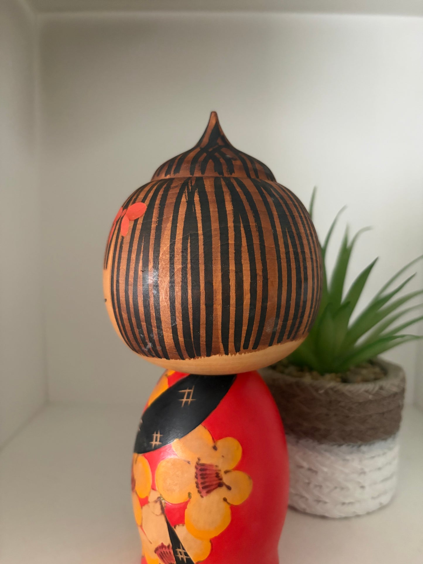 Rare vintage Sosaku kokeshi by Yuji Kawase (1938-)