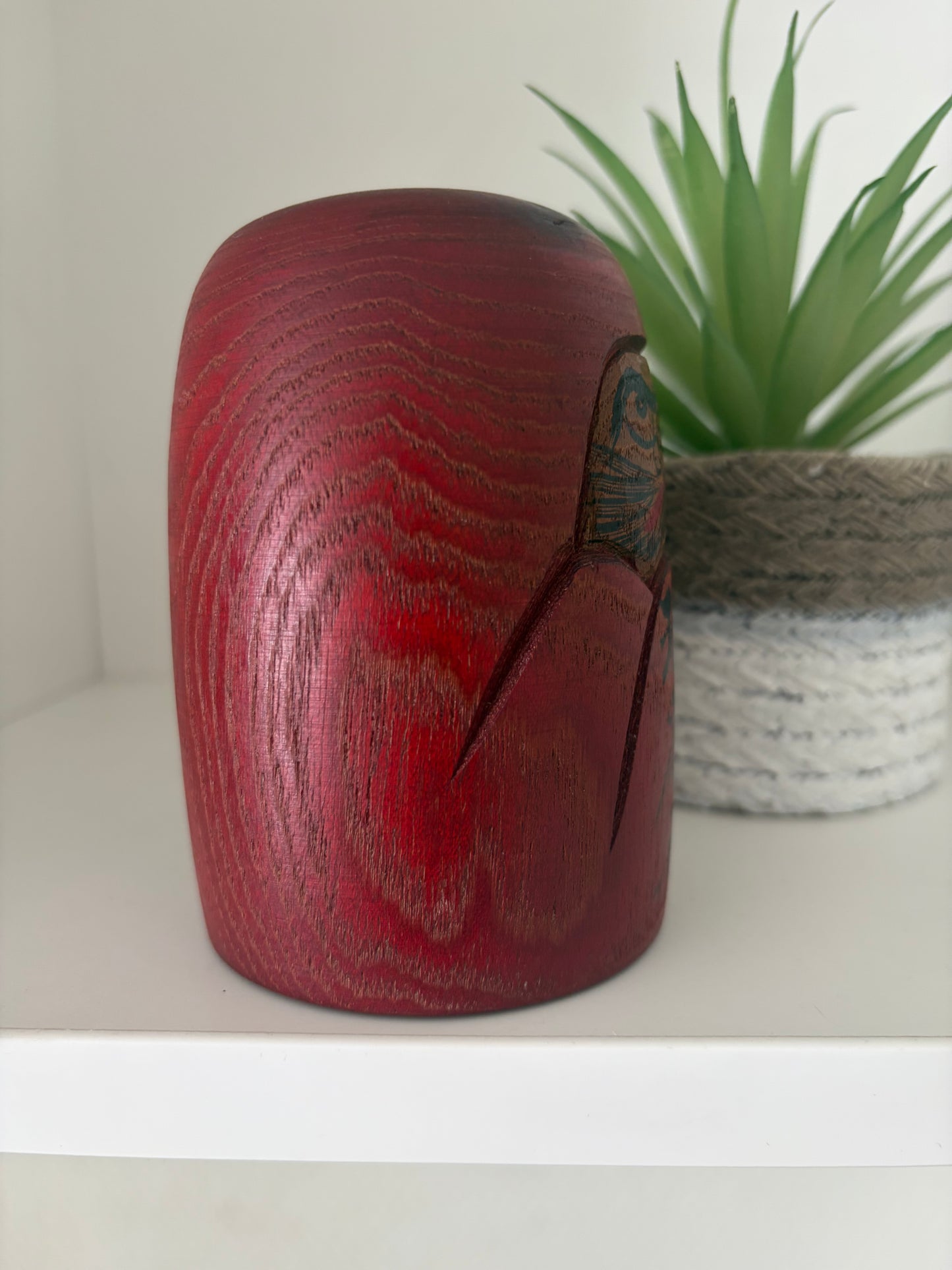 Vintage Daruma kokeshi by Shuichi Umeki