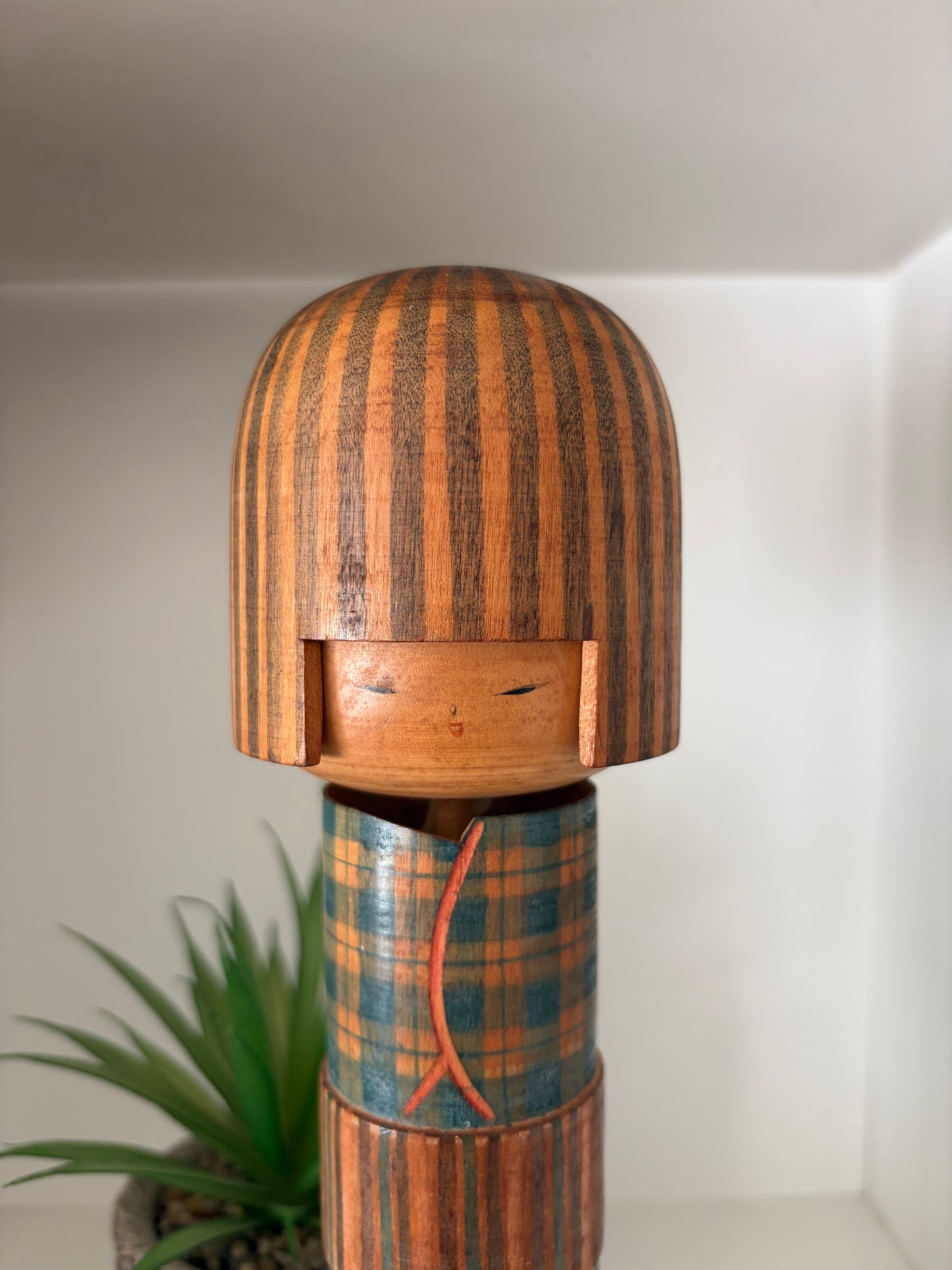 Rare vintage Sosaku kokeshi by Sansaku Sekiguchi (1925-2018)
