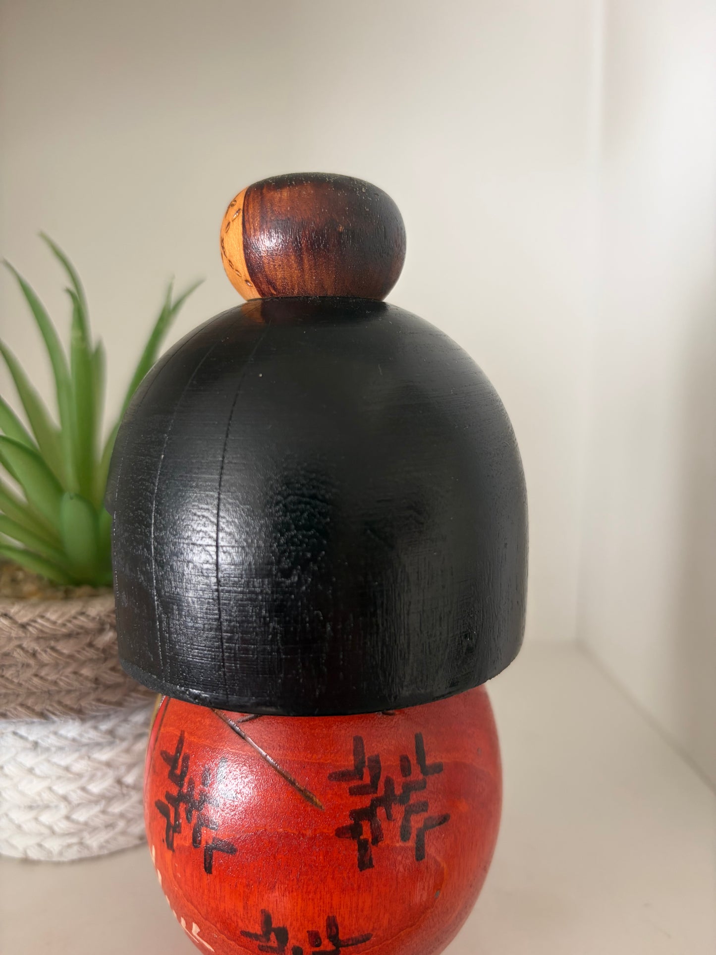 Vintage Gumma kokeshi by Kazuo Takamizawa (1927-)