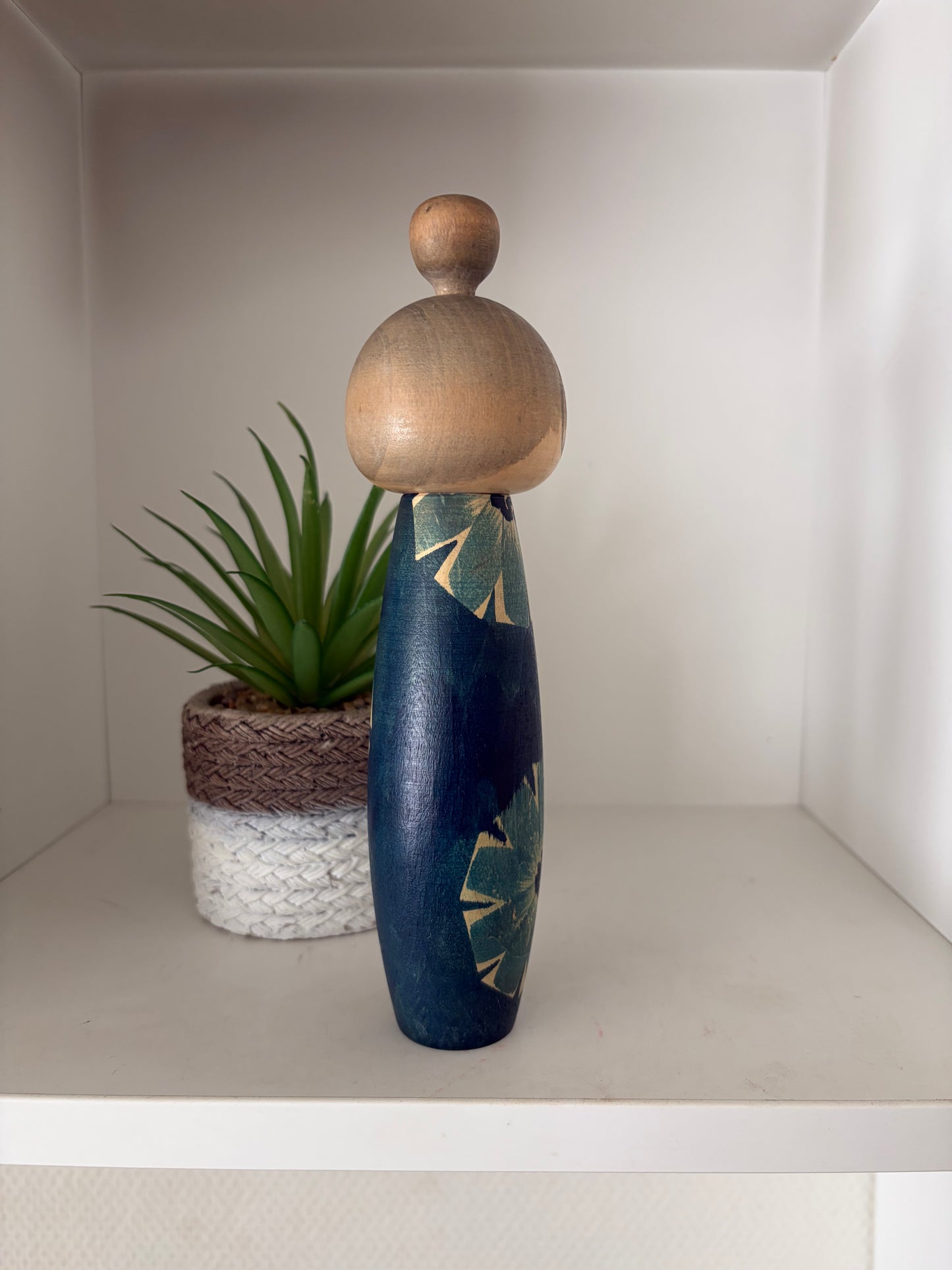 Vintage creative kokeshi by Issetsu Kuribayashi (1924-2011)
