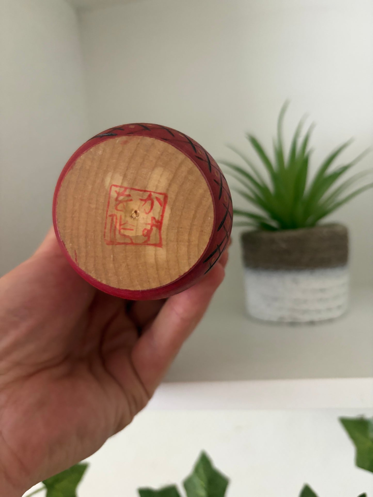 Vintage Gumma kokeshi by Kazuo Takamizawa