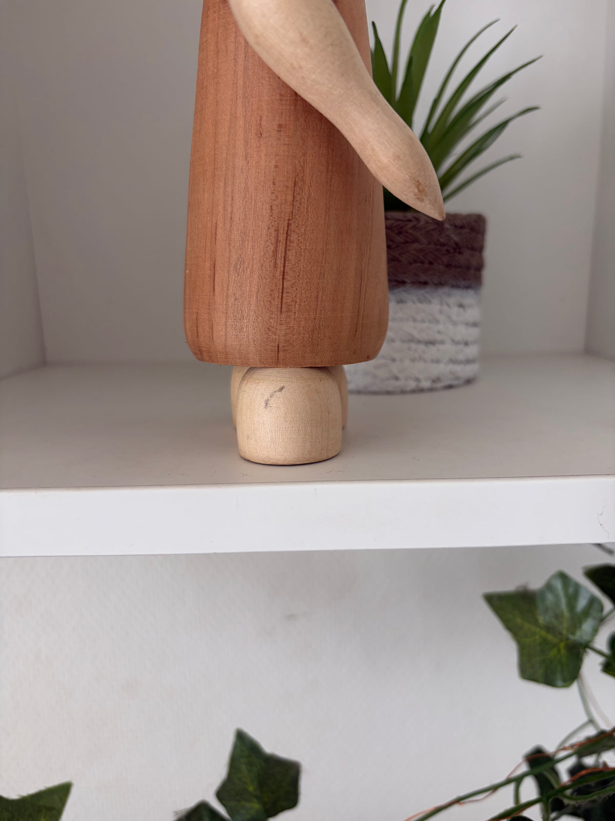 Rare vintage Sosaku kokeshi by Hideo Ishihara (1925-1999)