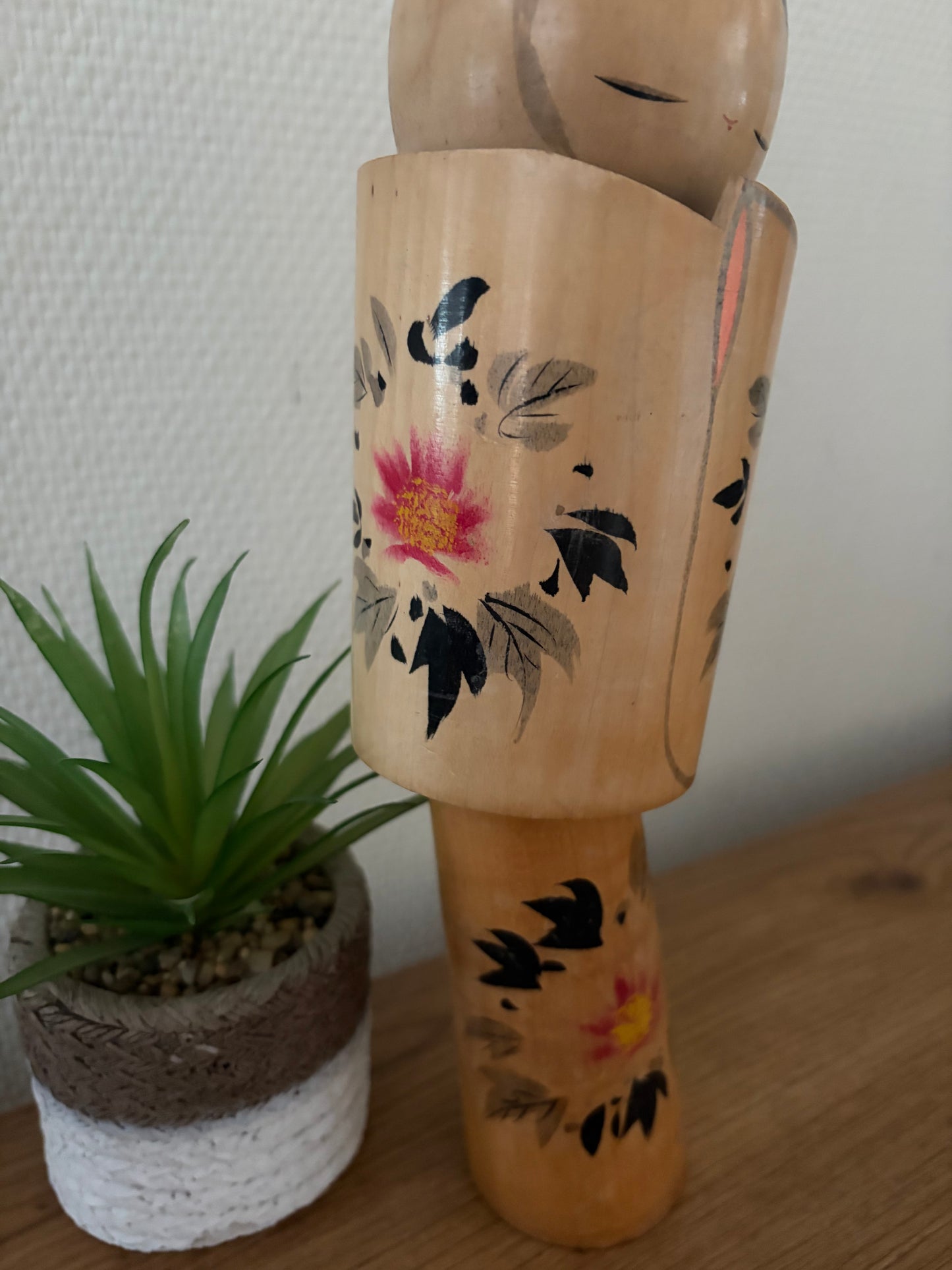 Vintage Sosaku kokeshi by Kazuo Takamizawa (1927-)
